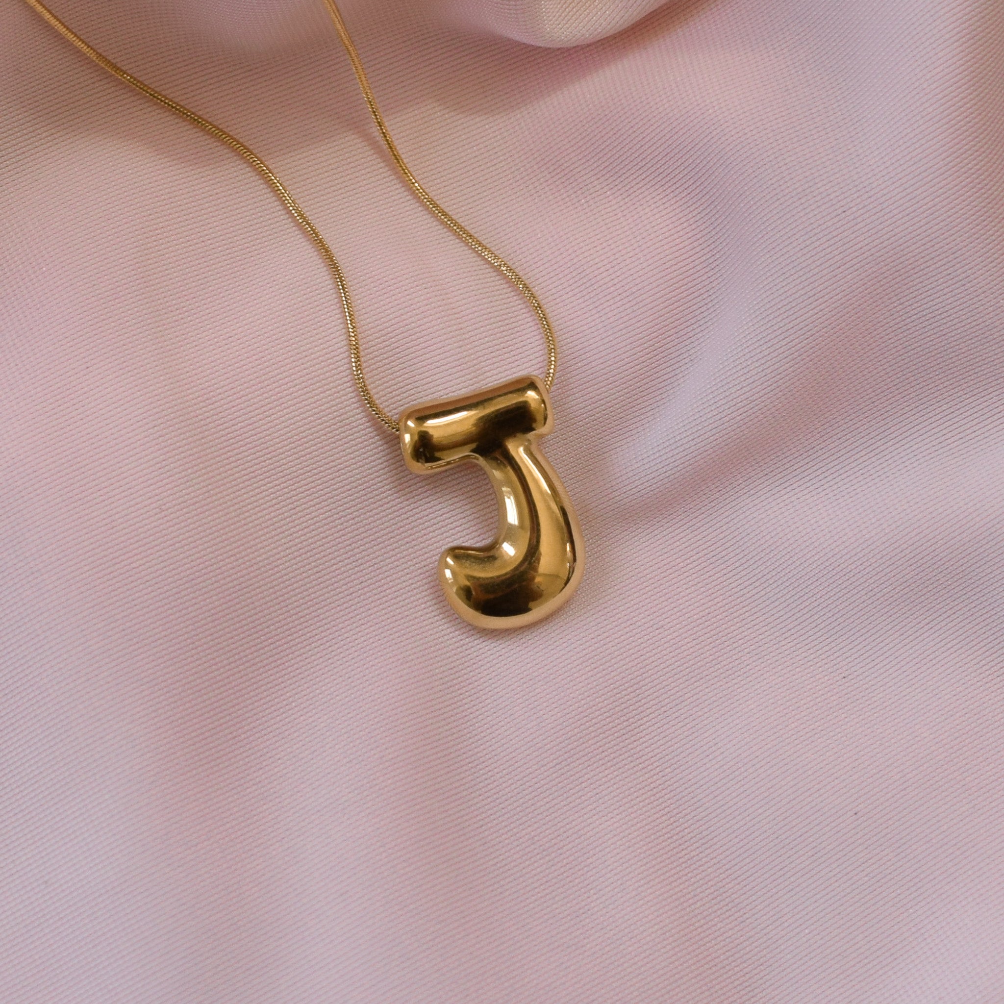 “Jazzy” Bubble Letter Necklace