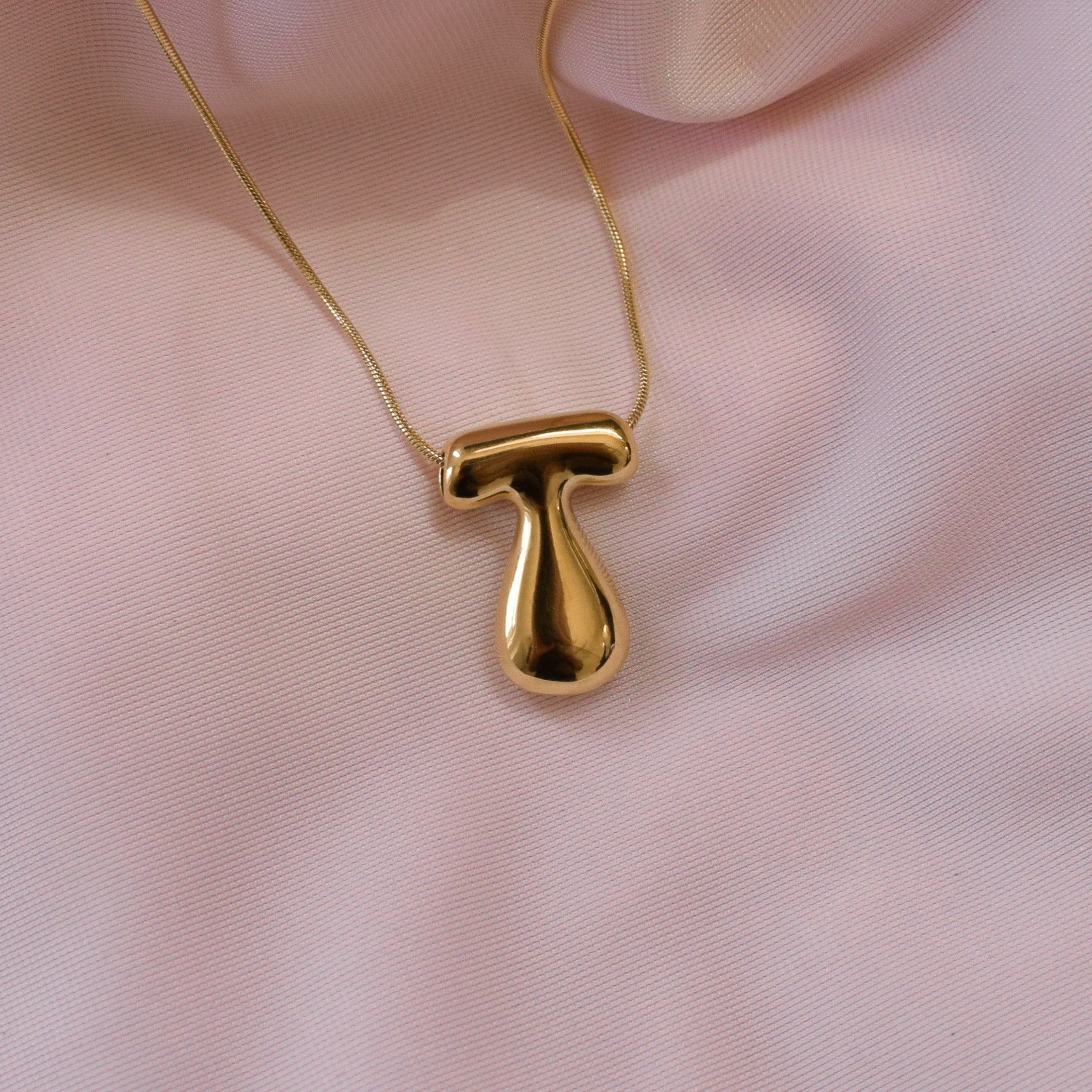 “Jazzy” Bubble Letter Necklace