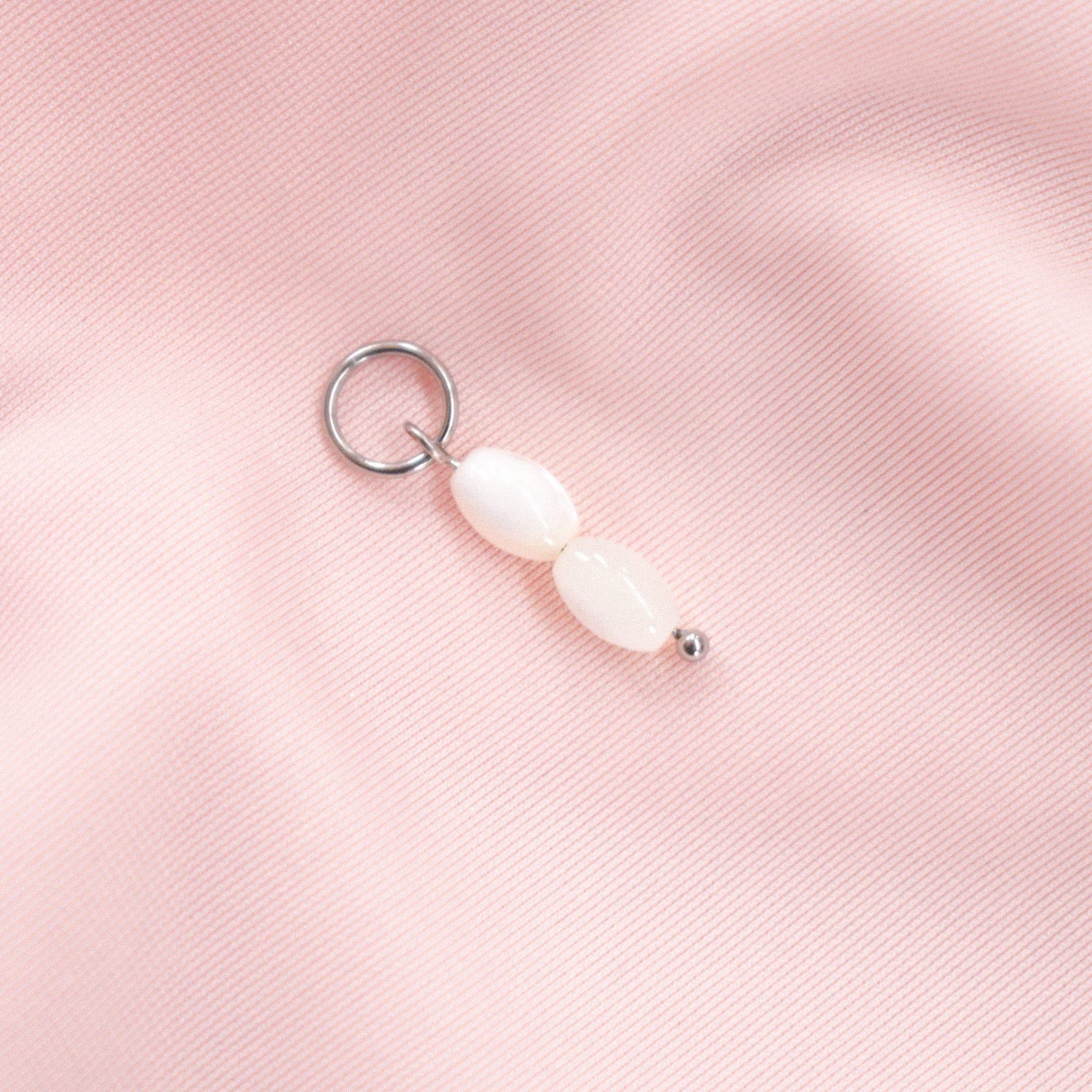 Stacked Pearl Bead Charm