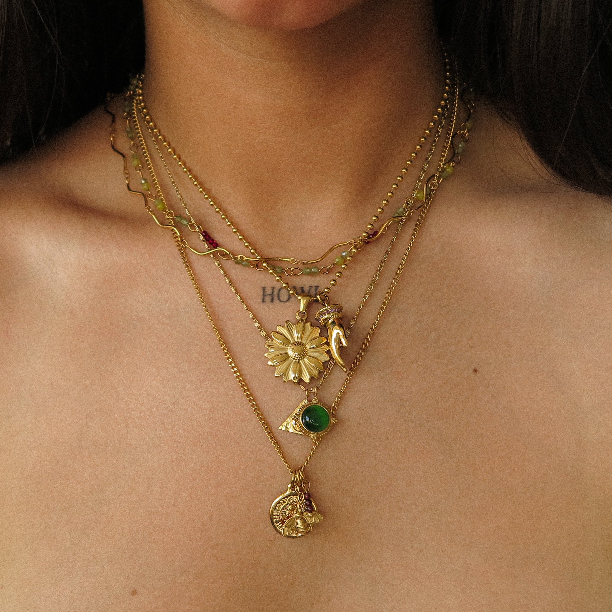 Gold Curb Chain