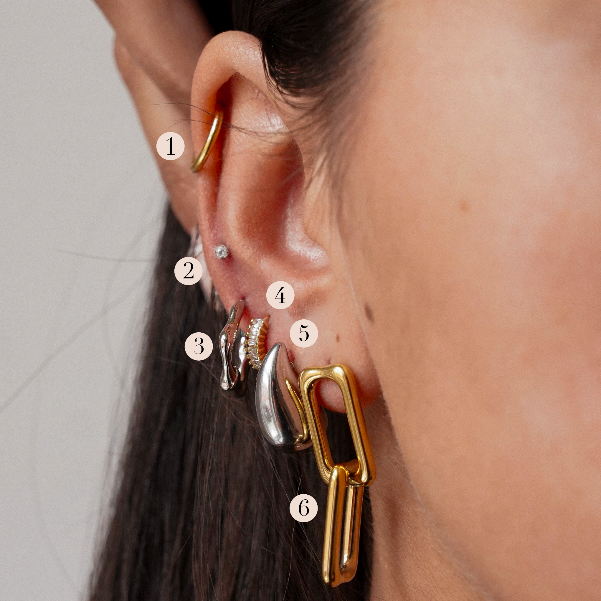 “Thea” Chain Earrings
