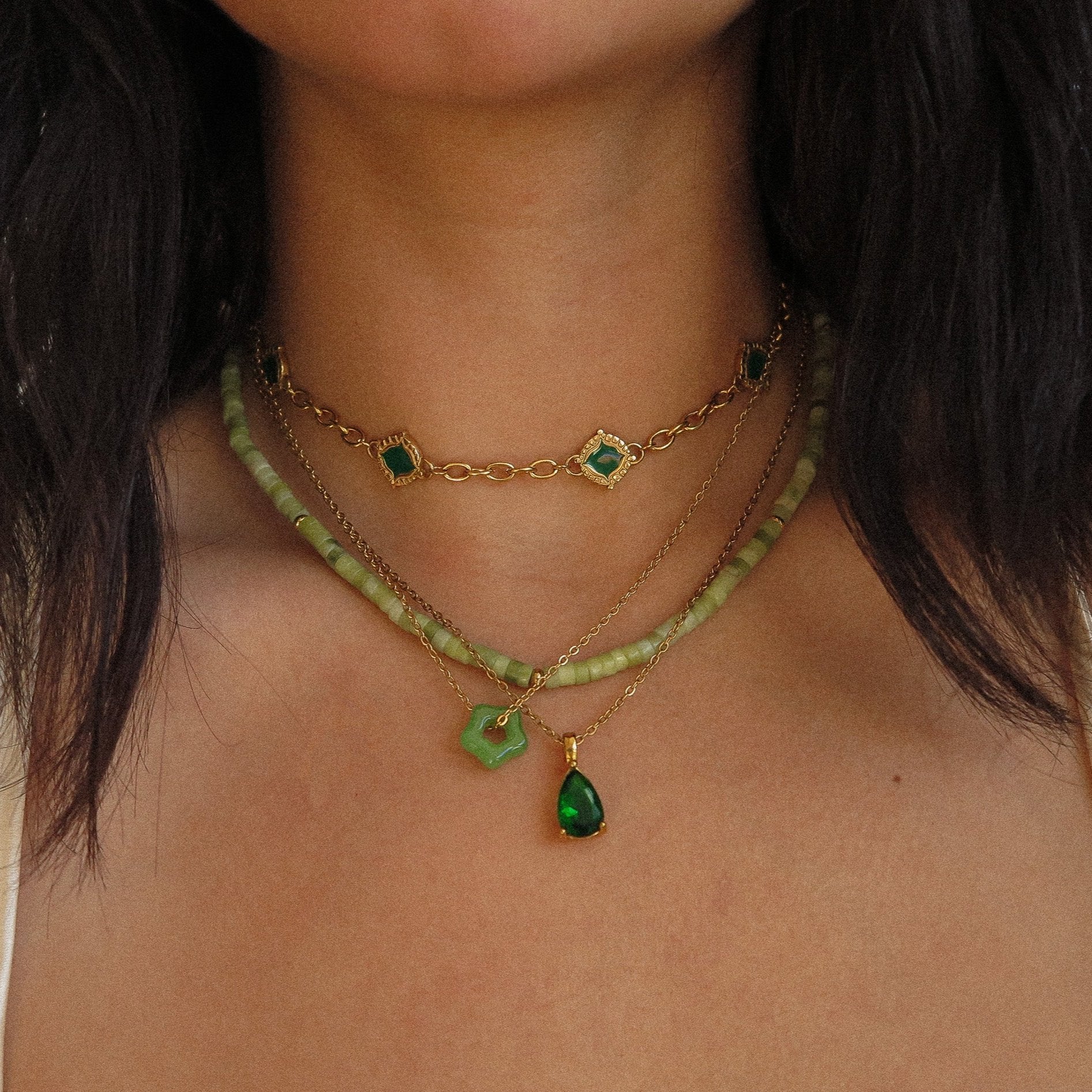 "Shay" Natural Stone Necklace