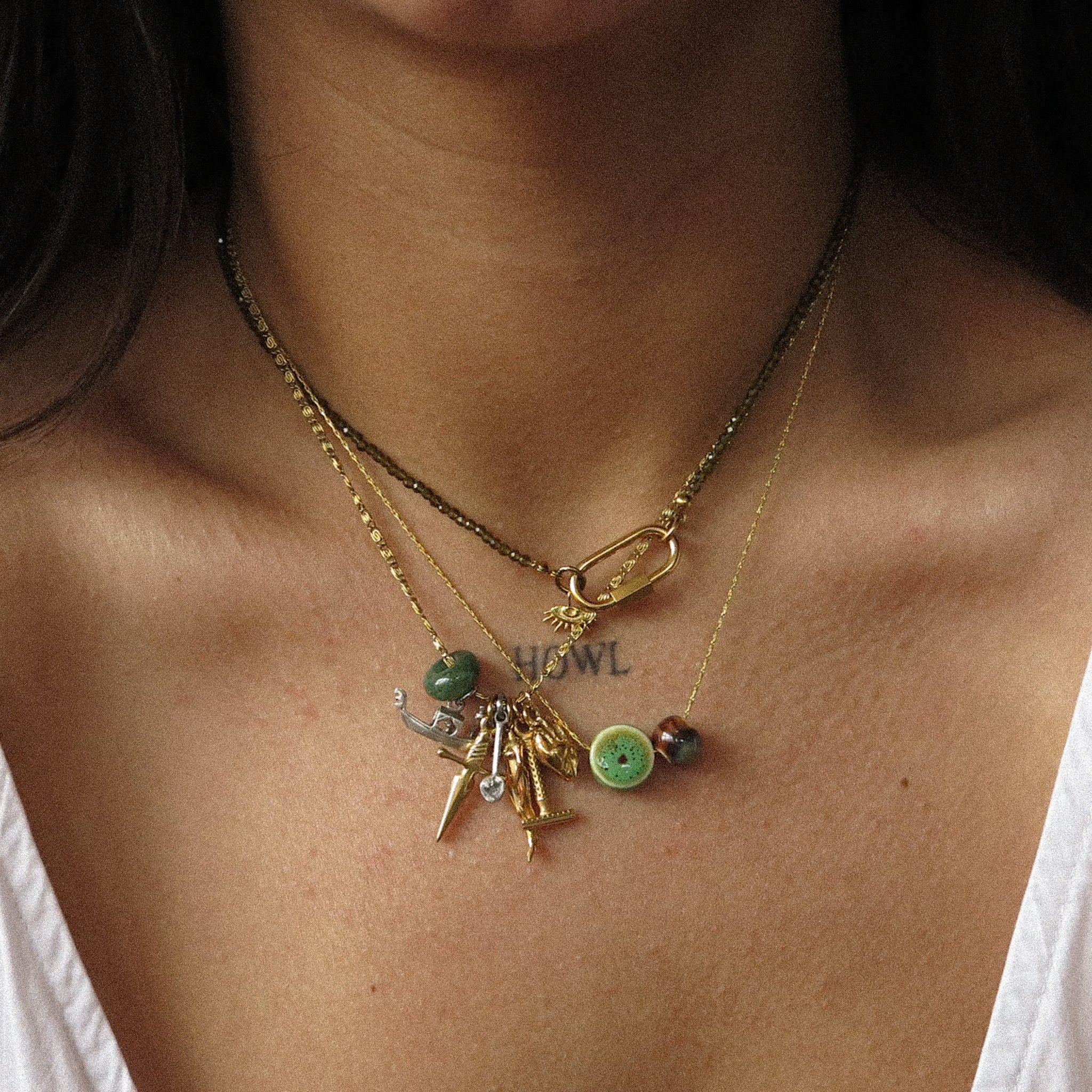 "Violette" Adjustable Beaded Necklace