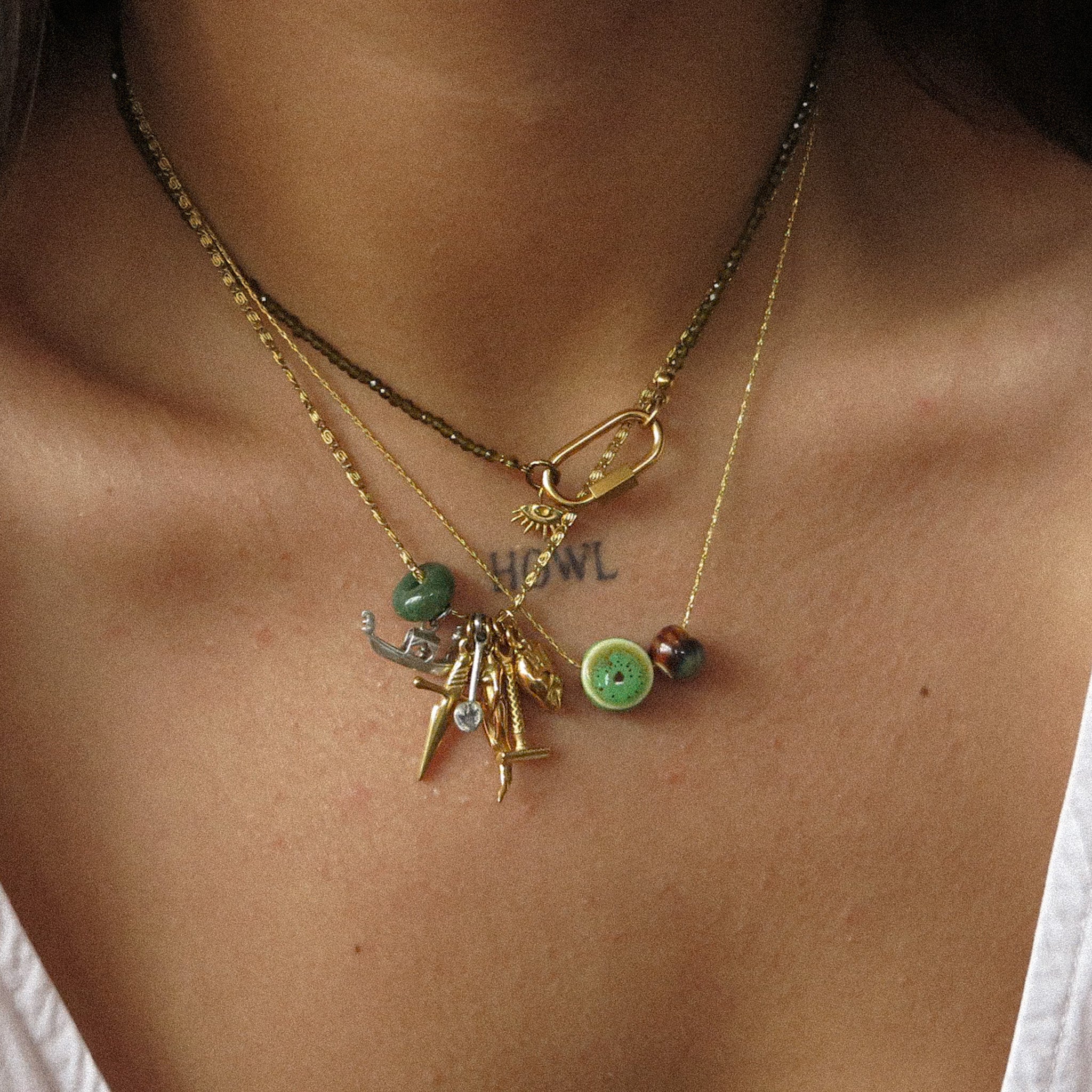 "Violette" Adjustable Beaded Necklace