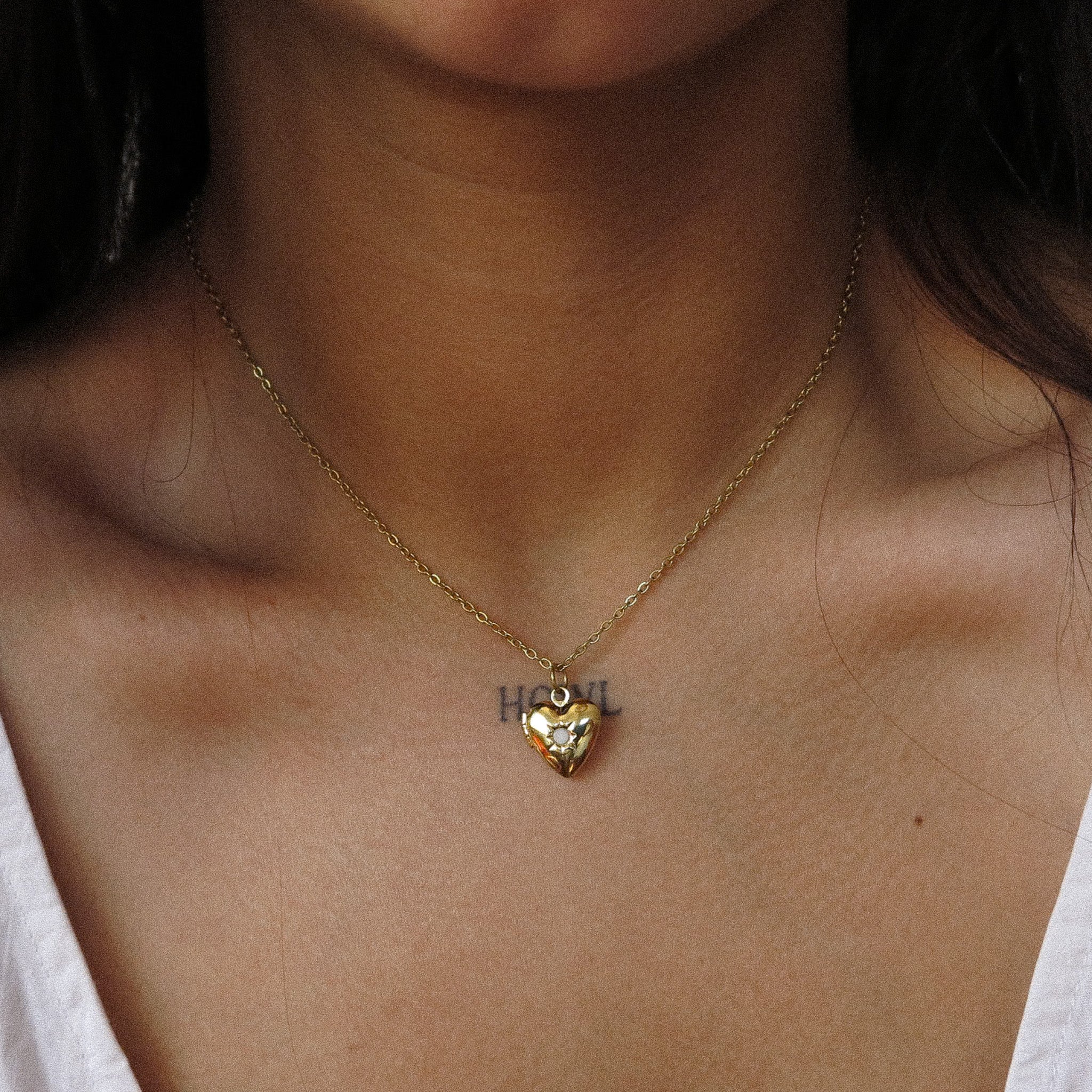 “Romilly” Locket Heart Necklace
