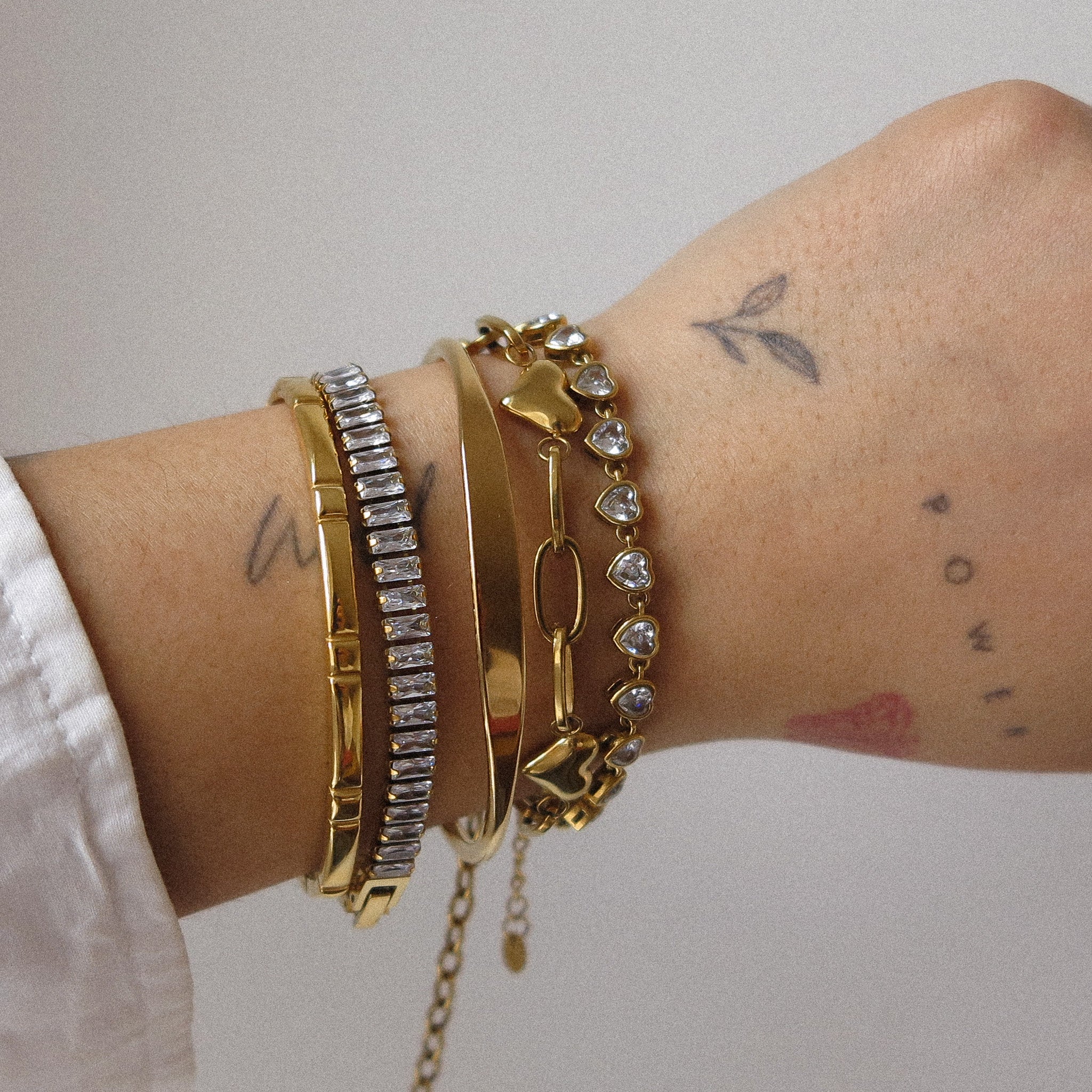 "Sabina" Heart Chain Bracelet