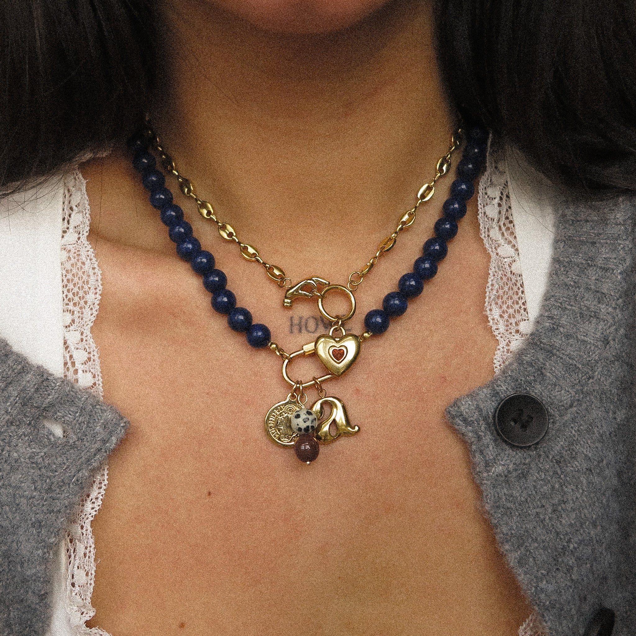 "Andie" Adjustable Carabiner Necklace