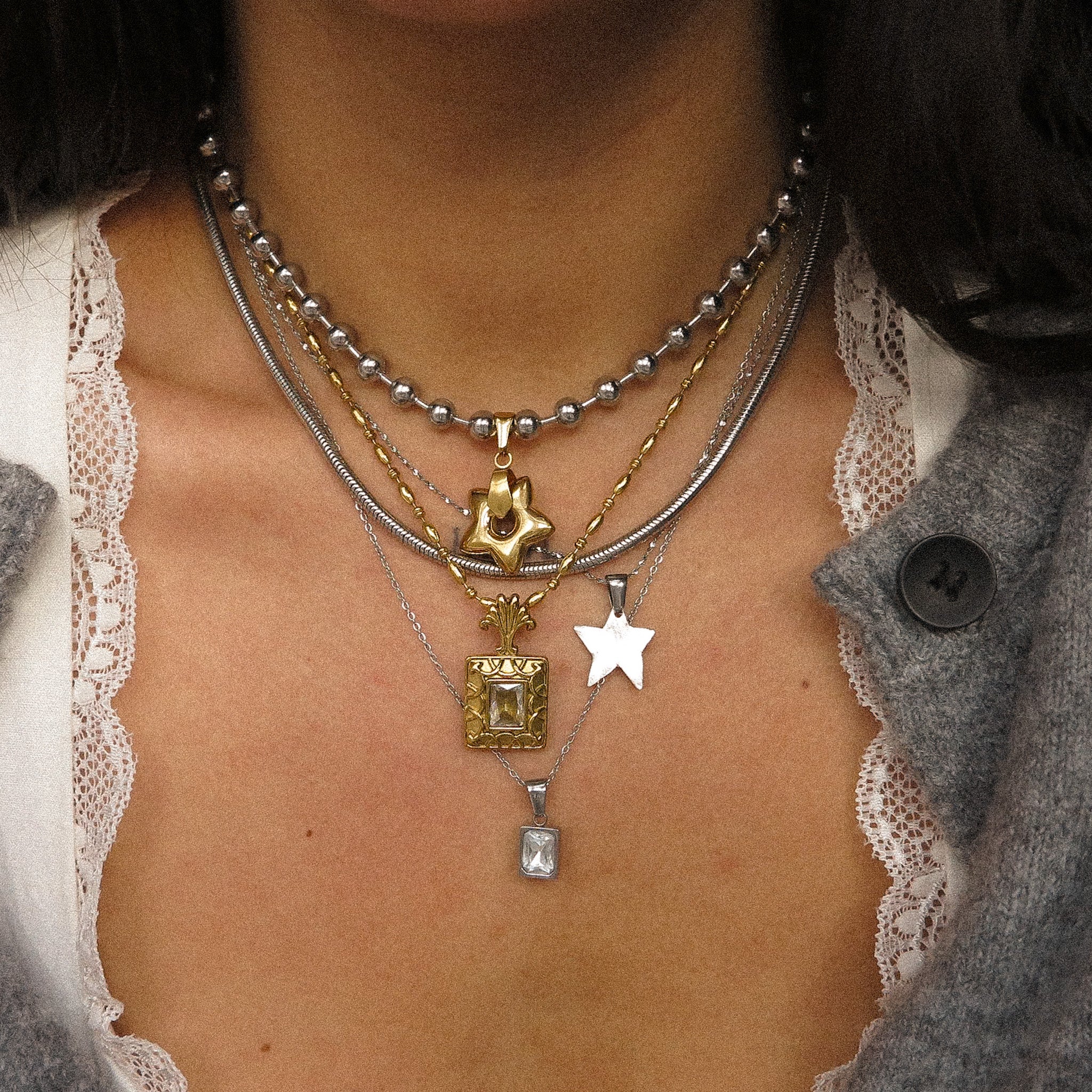 "Hiss" Chunky Snake Chain Necklace