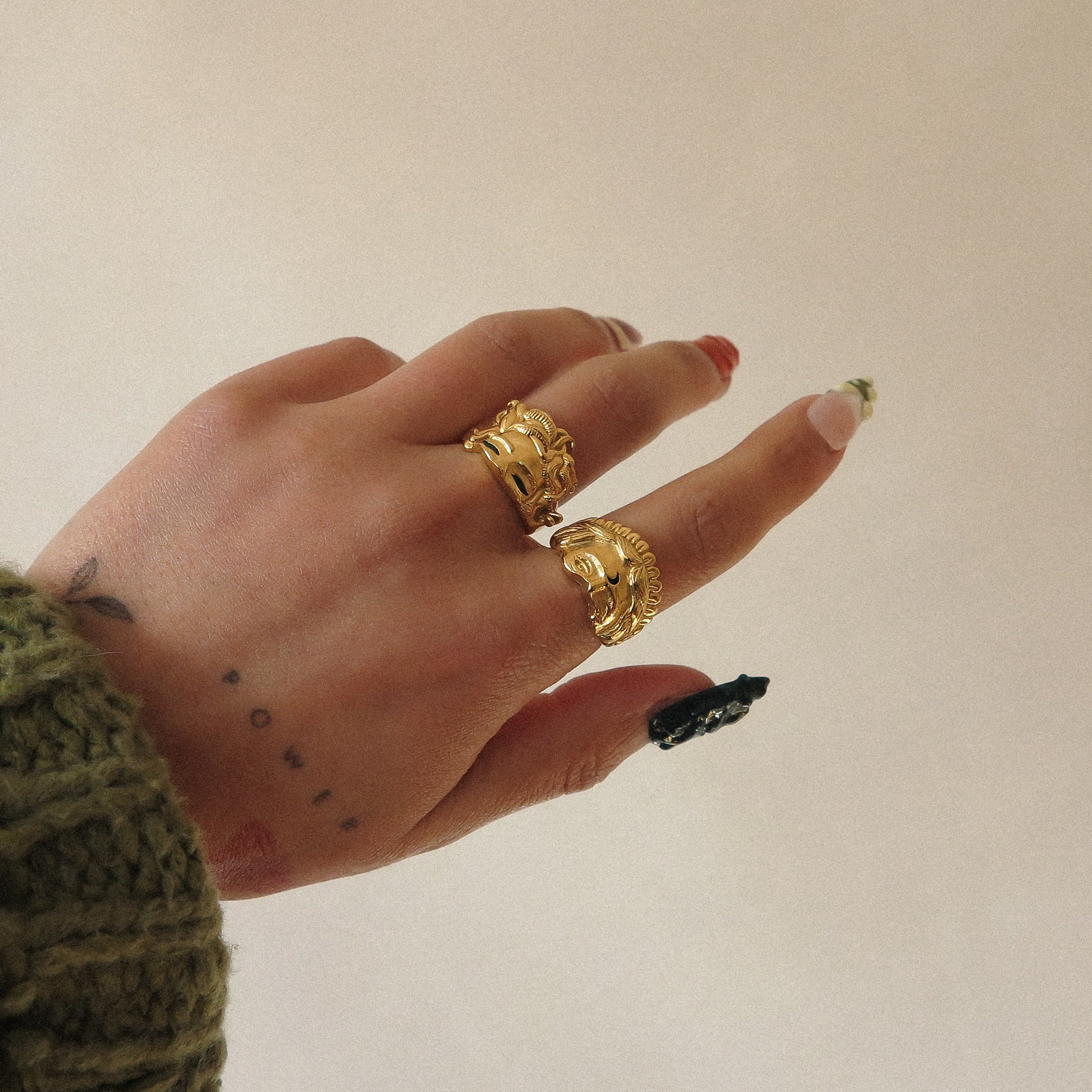 "Gender Traitor" Ring Set