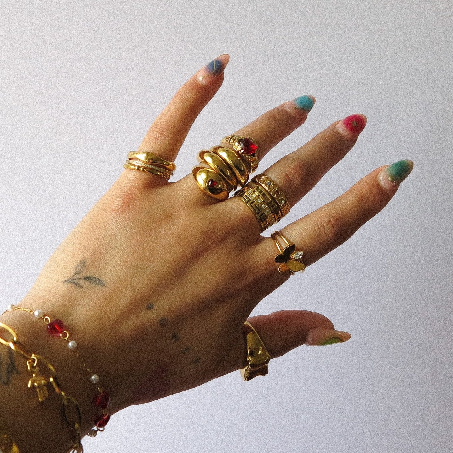"Maisie" Square Stone Ring