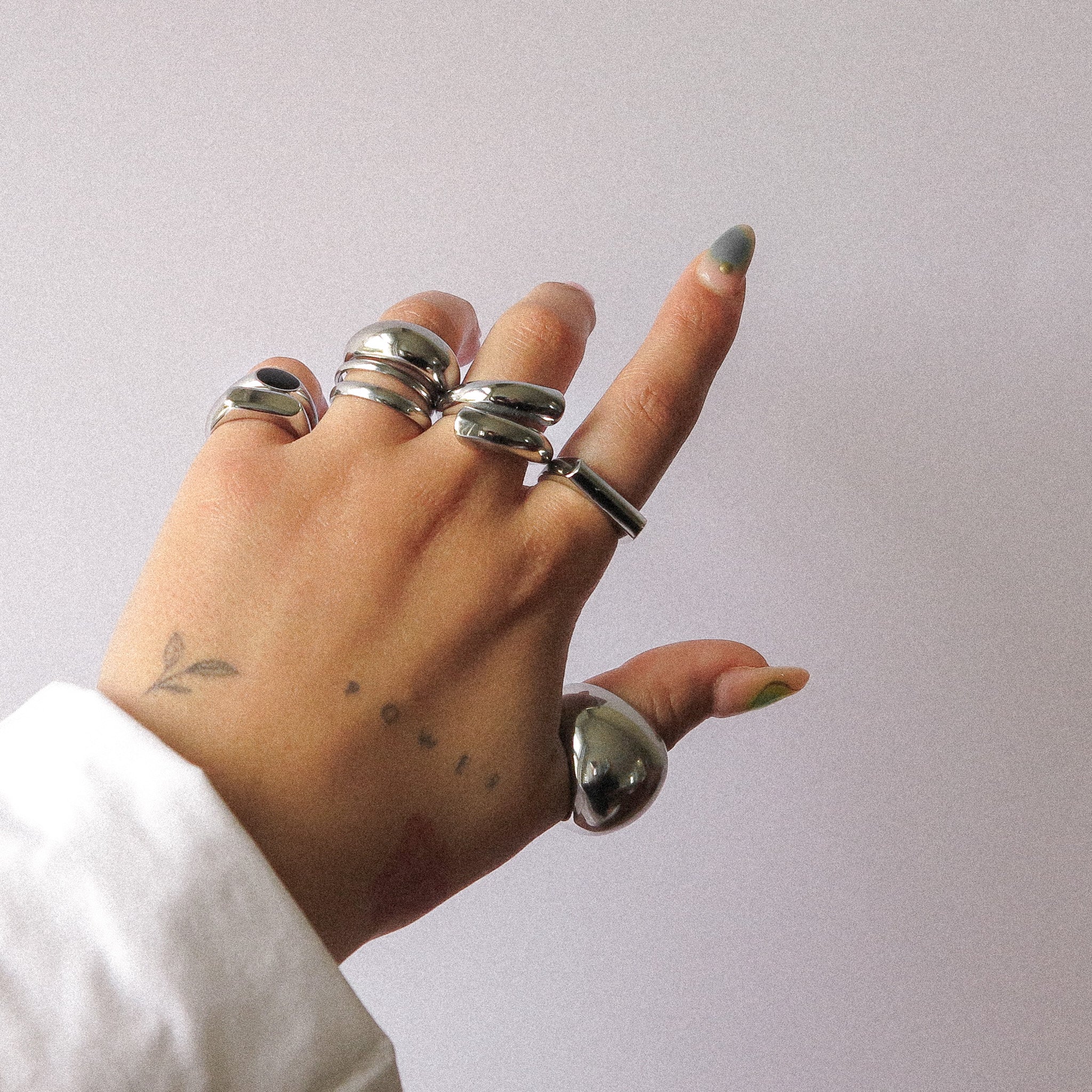 "Subtle" Black Signet Ring