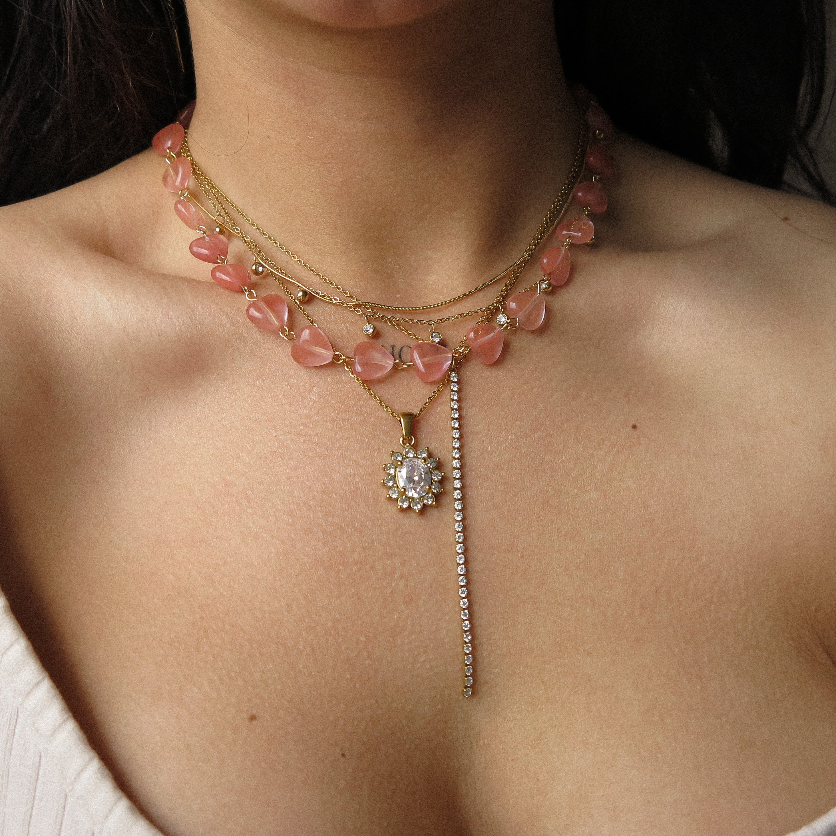 “Cori” Short Snake Chain Necklace