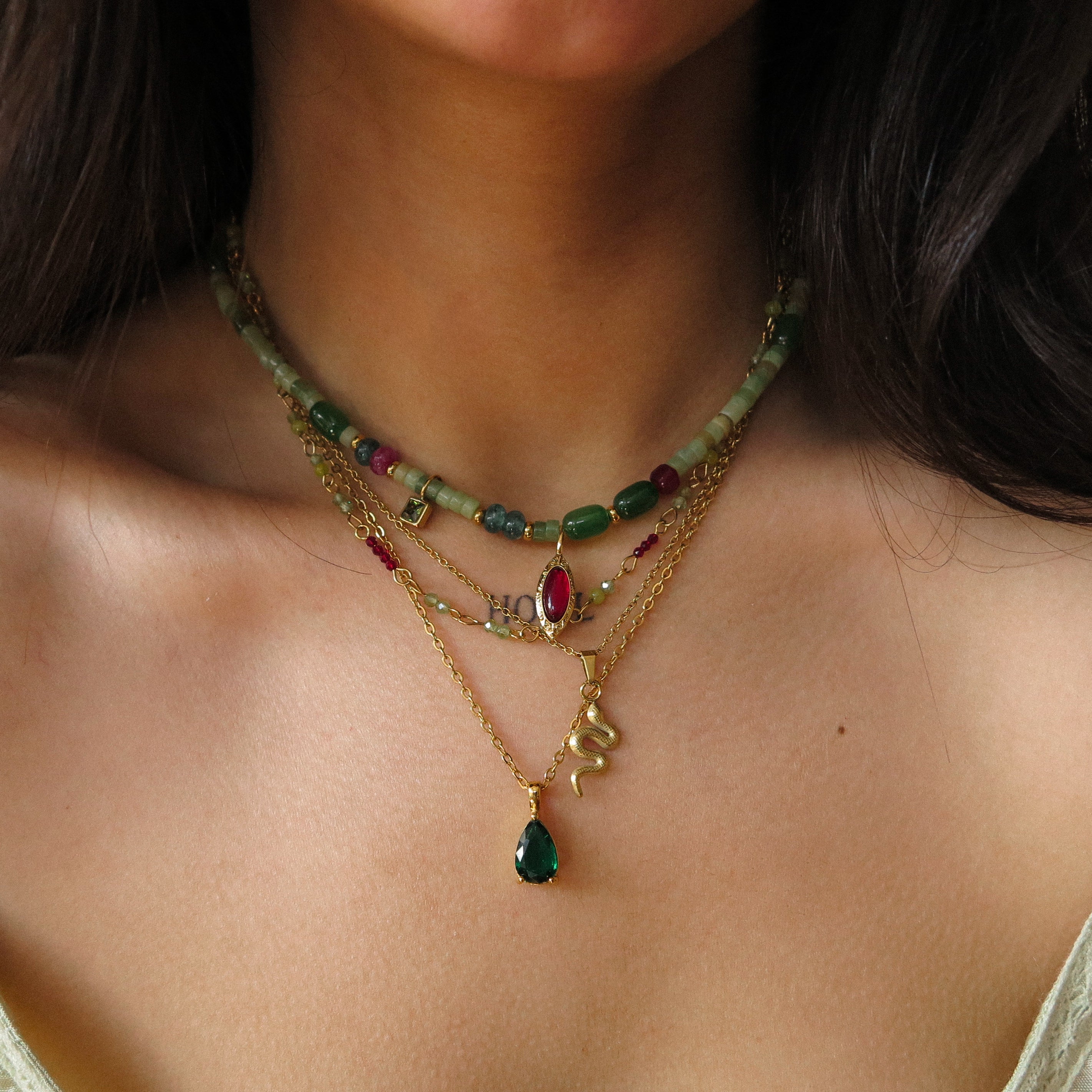 "Ziva" Snake Necklace