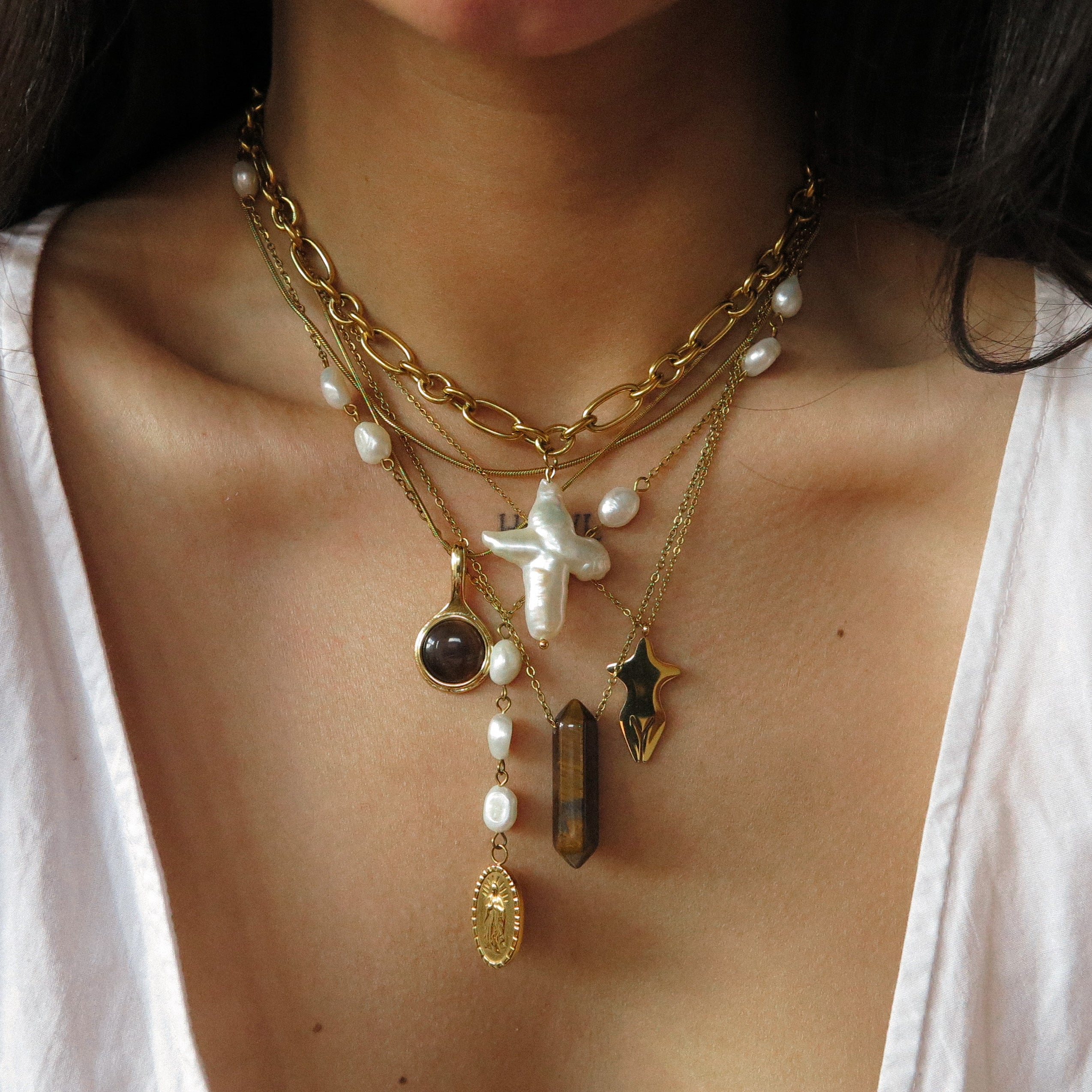 “Lady” Pendant Necklace