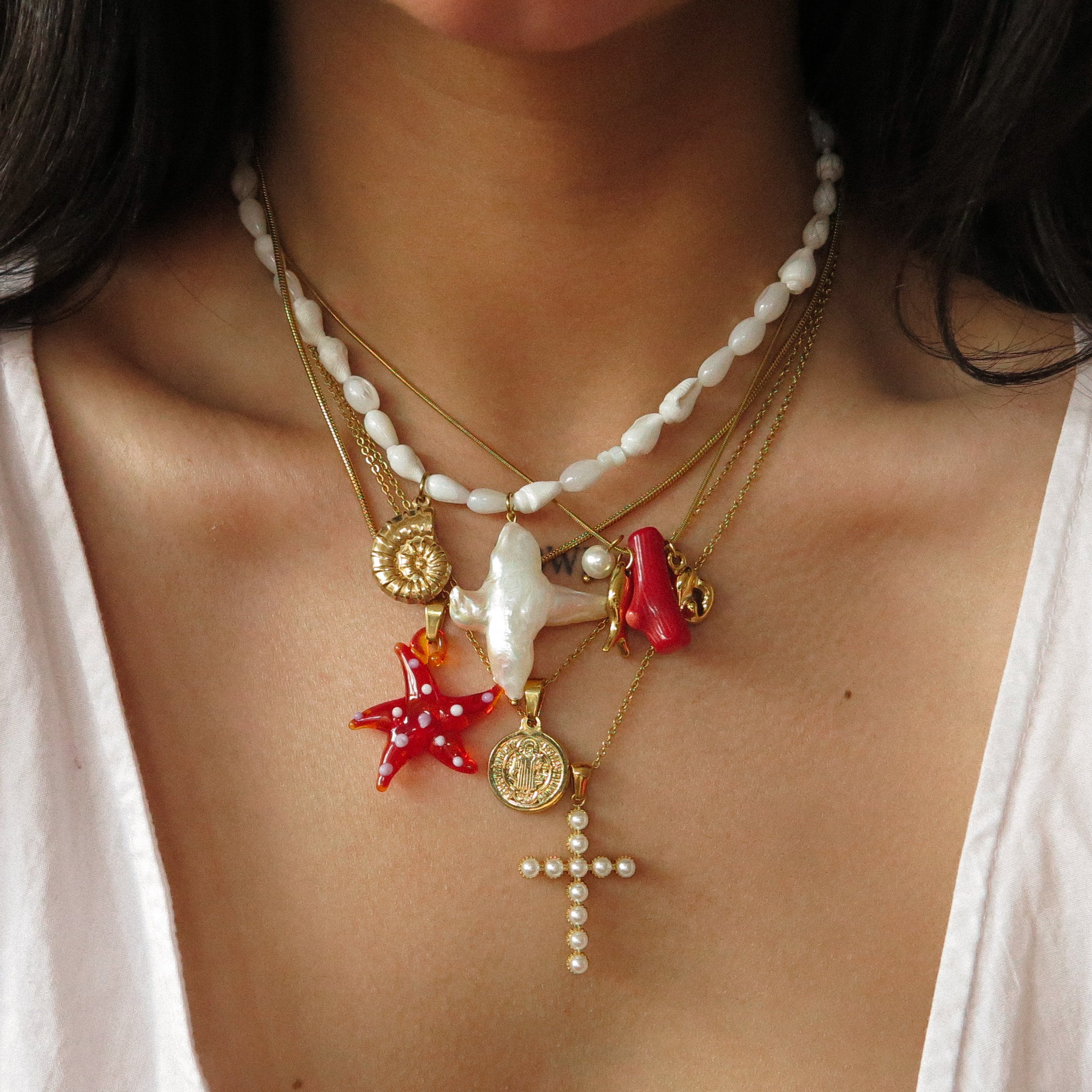 “Jennifer” Cross Necklace