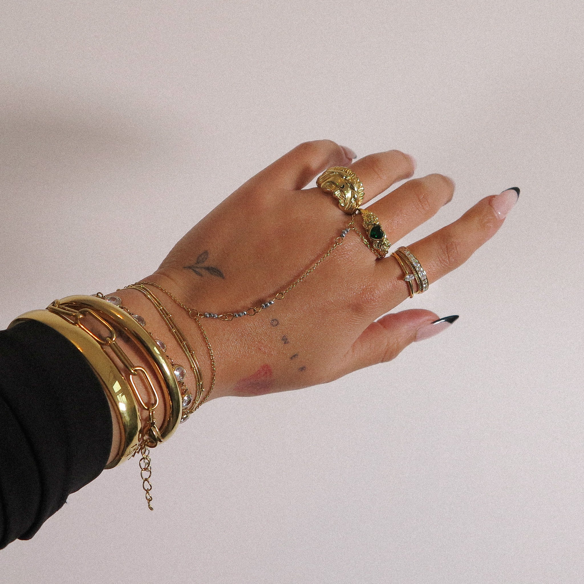 "Diya" Hand Chain
