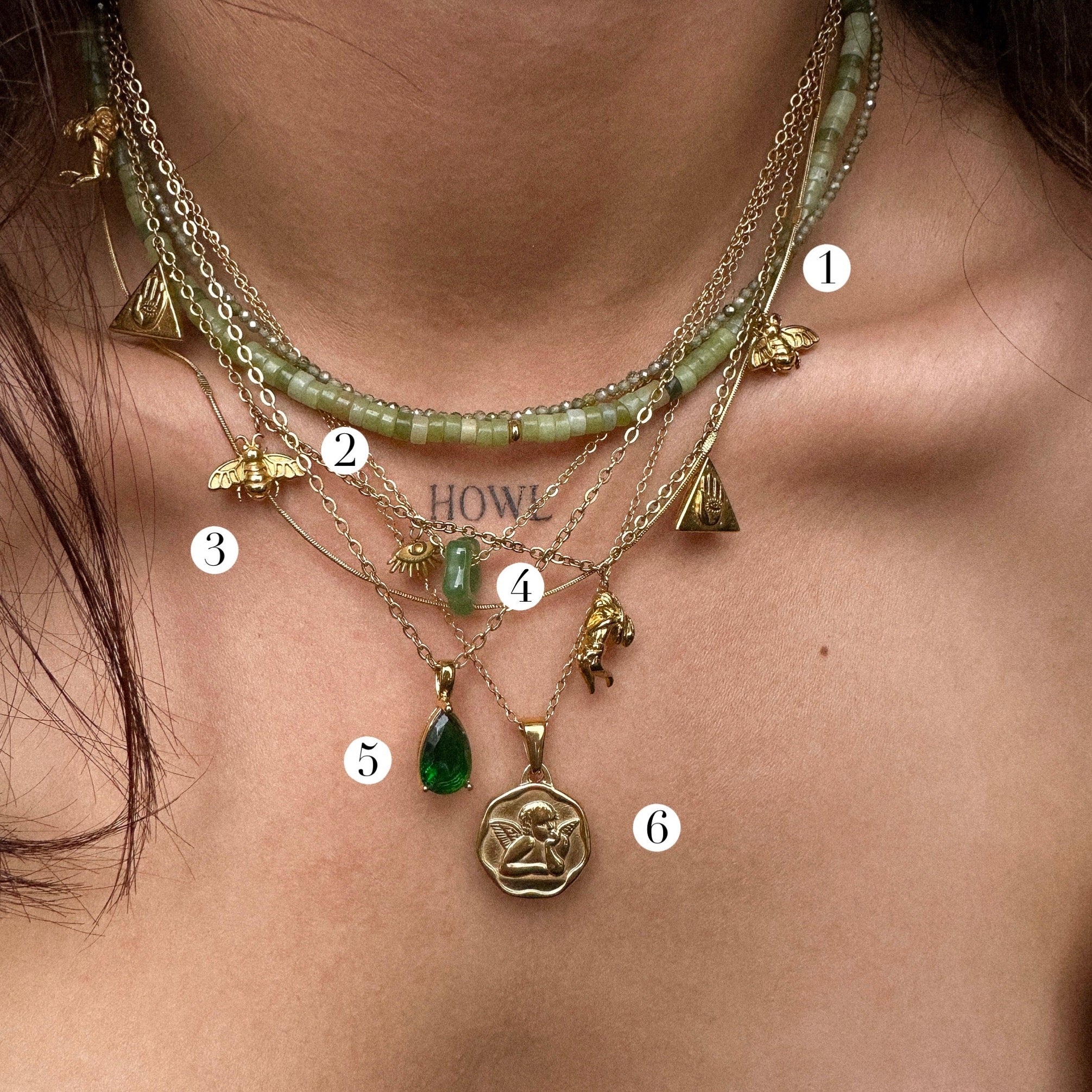 "Shay" Natural Stone Necklace