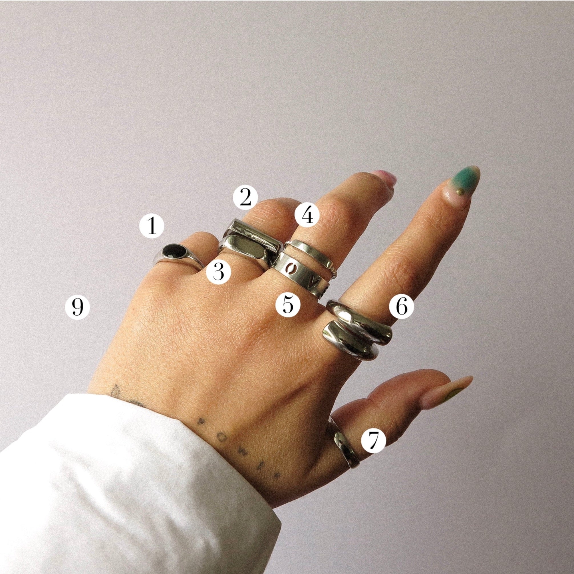 "Elle" Spiral Ring