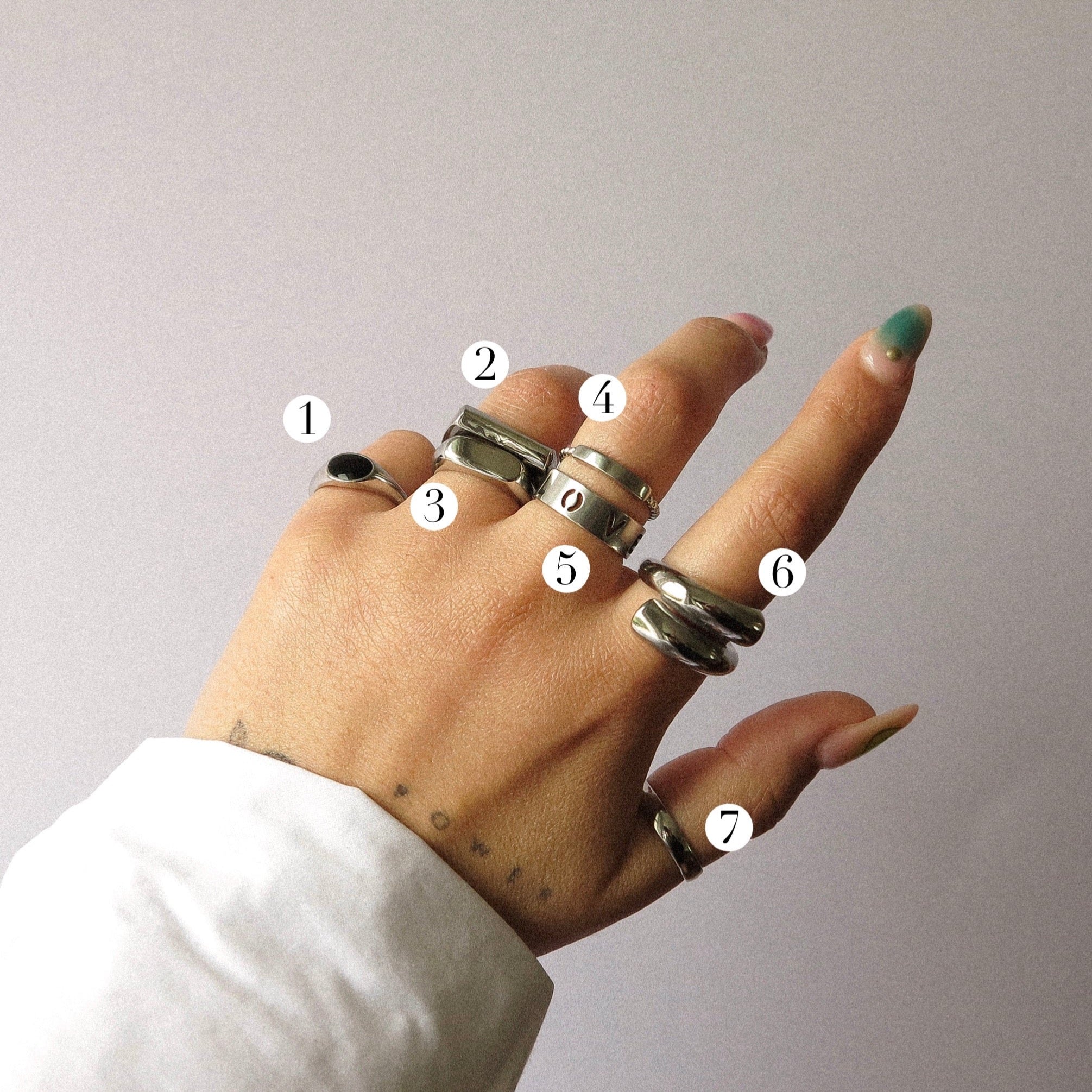 "Subtle" Black Signet Ring