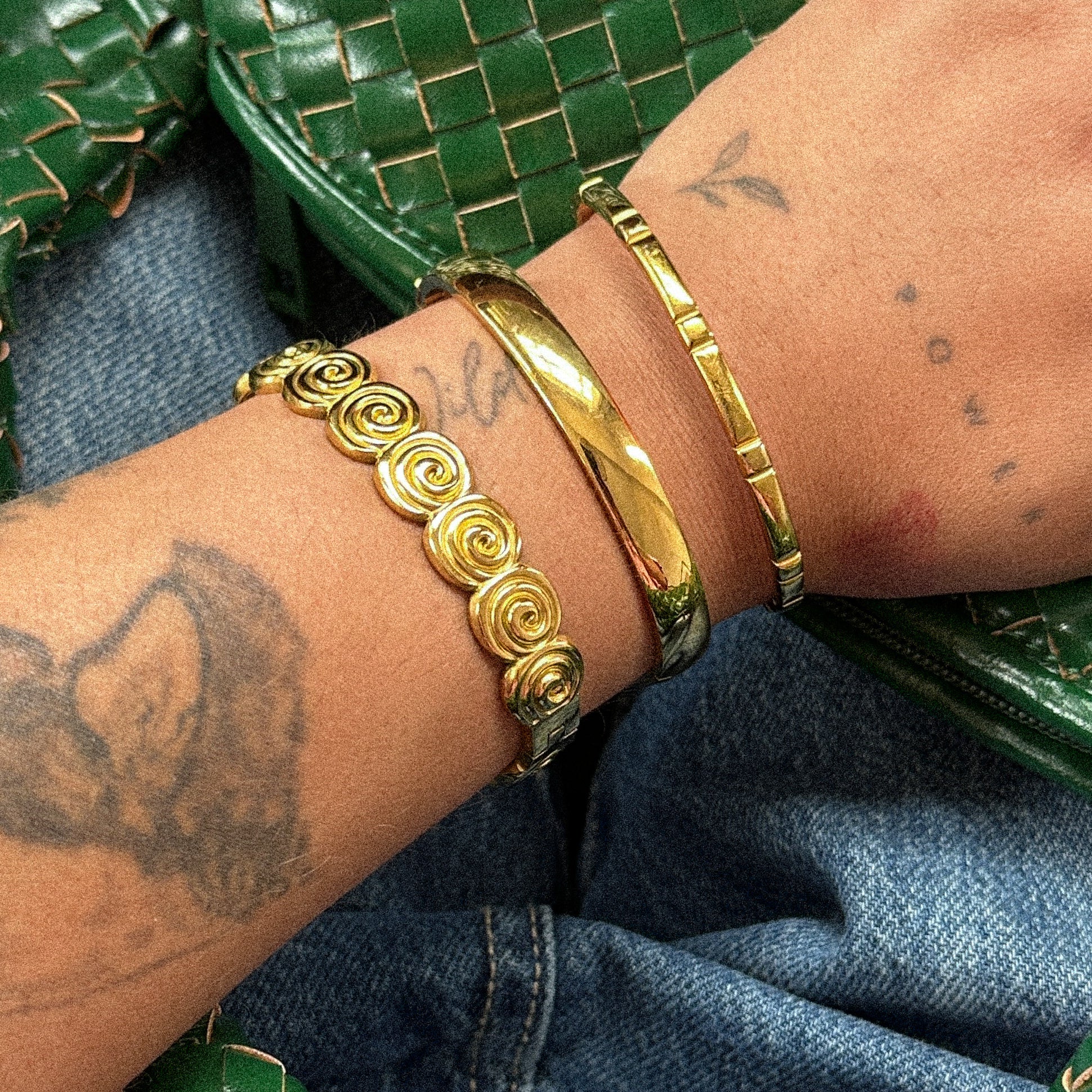 "Dora" Steel Bangle