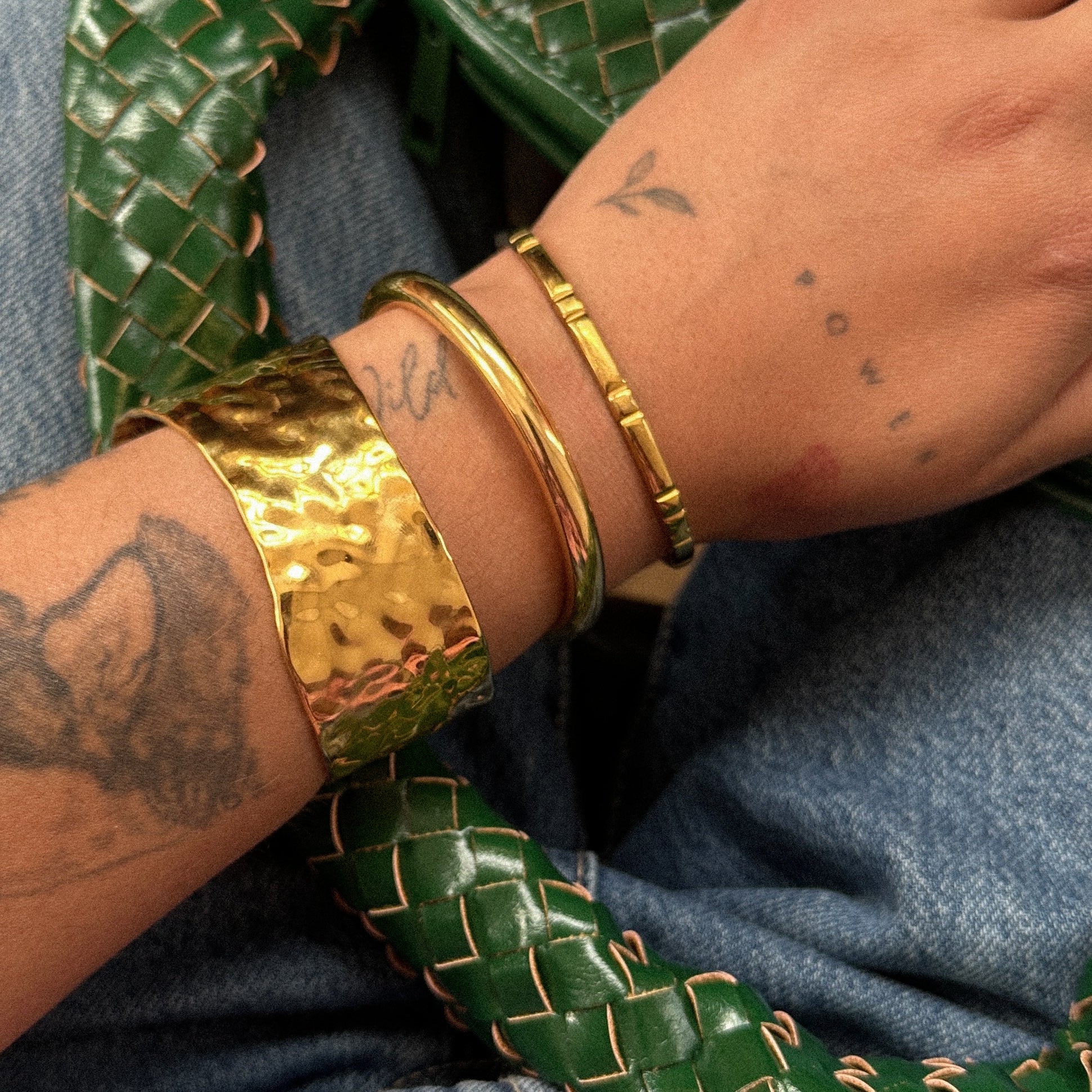 "Zipporah" Steel Bangle