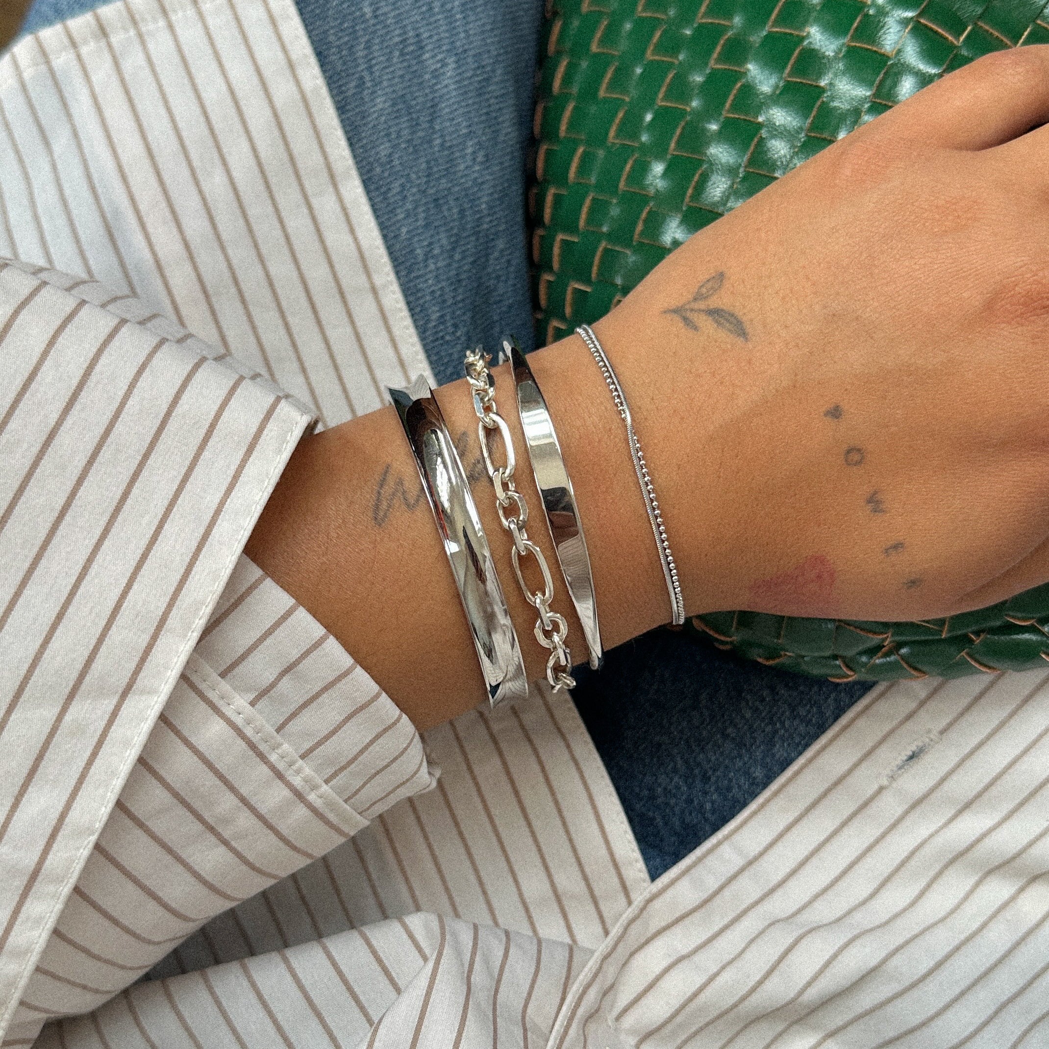 "Pina" Steel Bangle