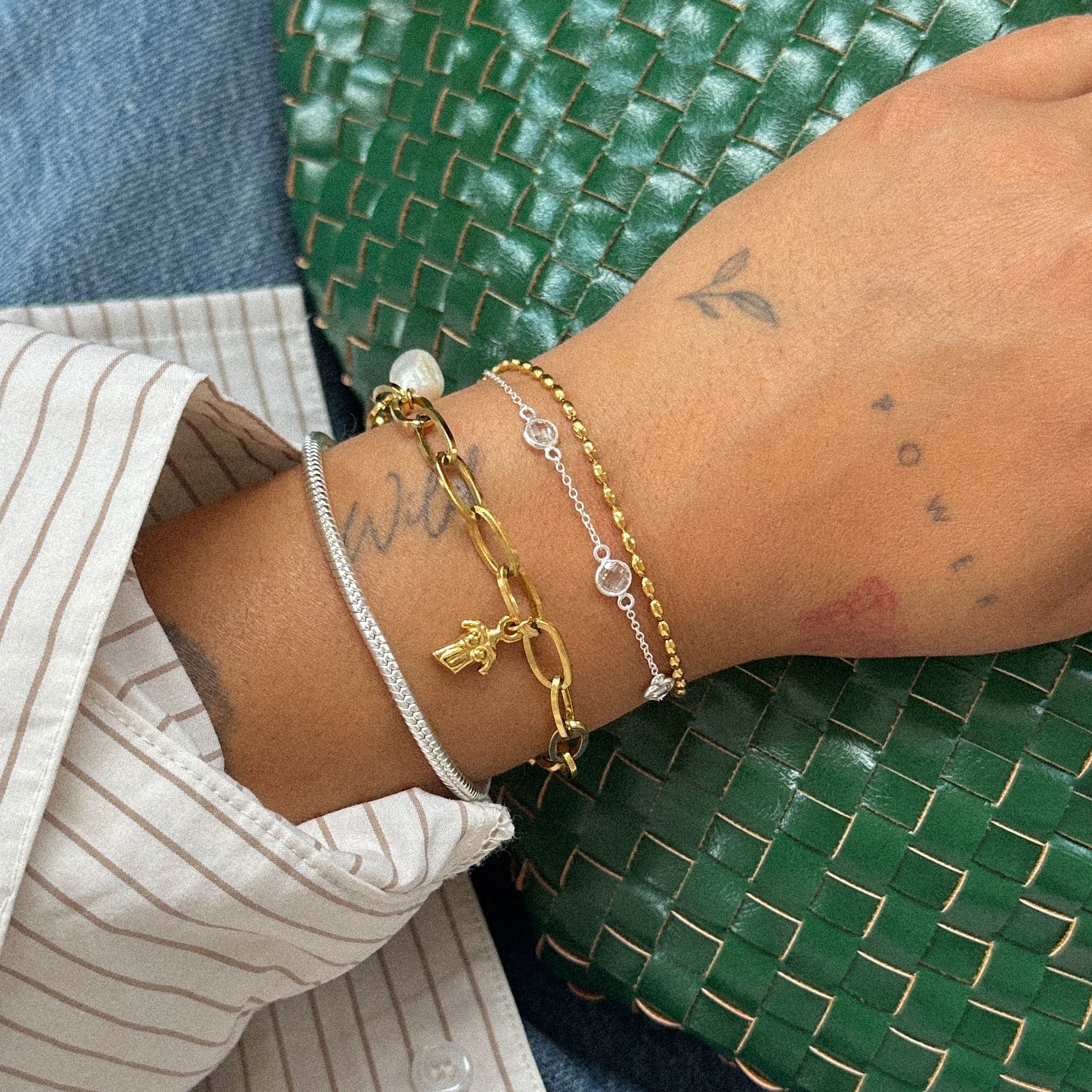 "Alexandra” Sterling Silver Cubic Zirconia Bracelet