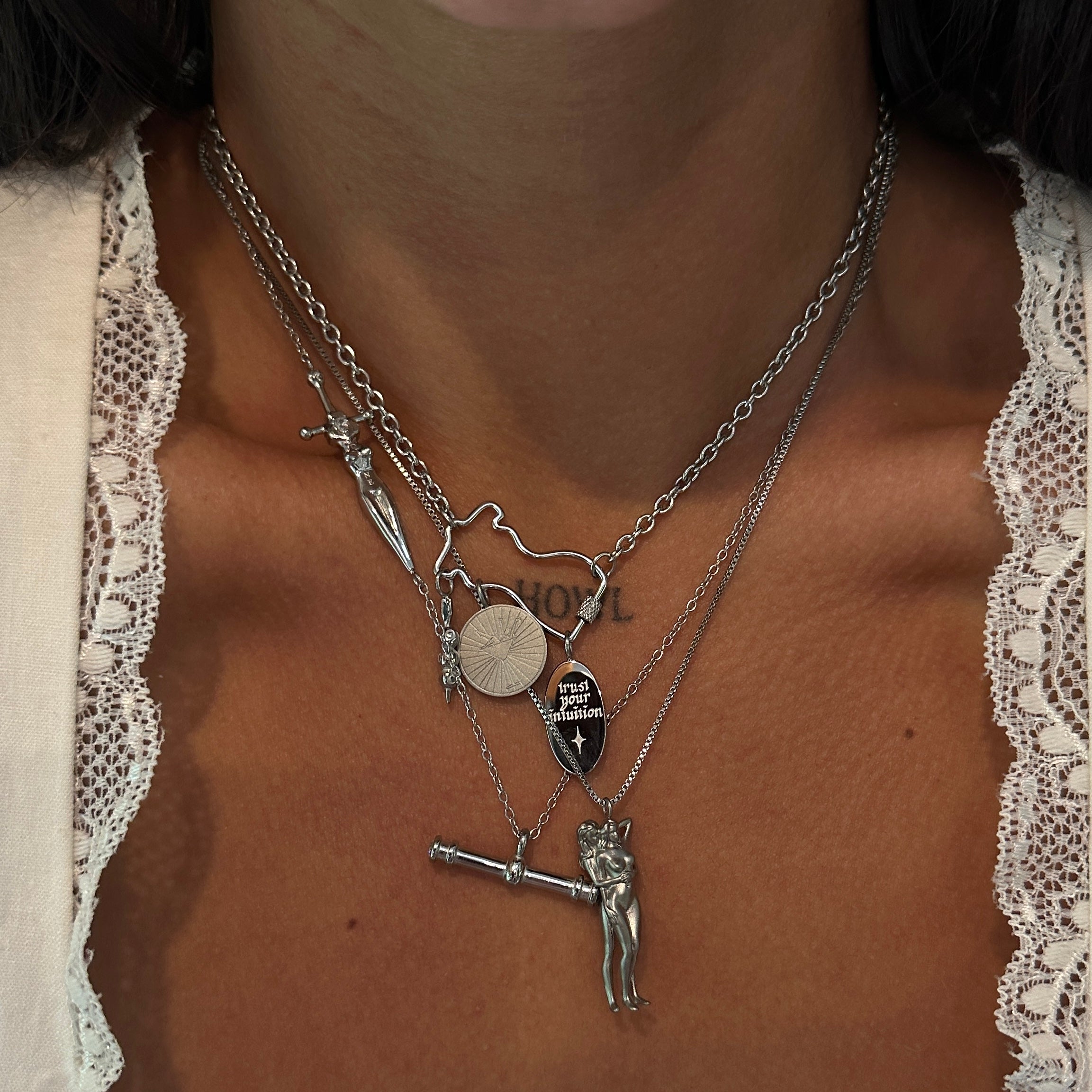 "Intuition" Charm Necklace (Preorder)