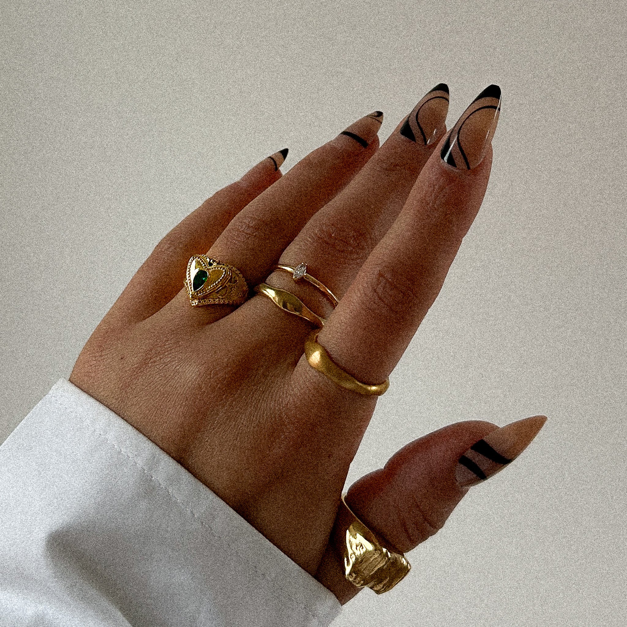 "Rebecca" Poison Heart Ring