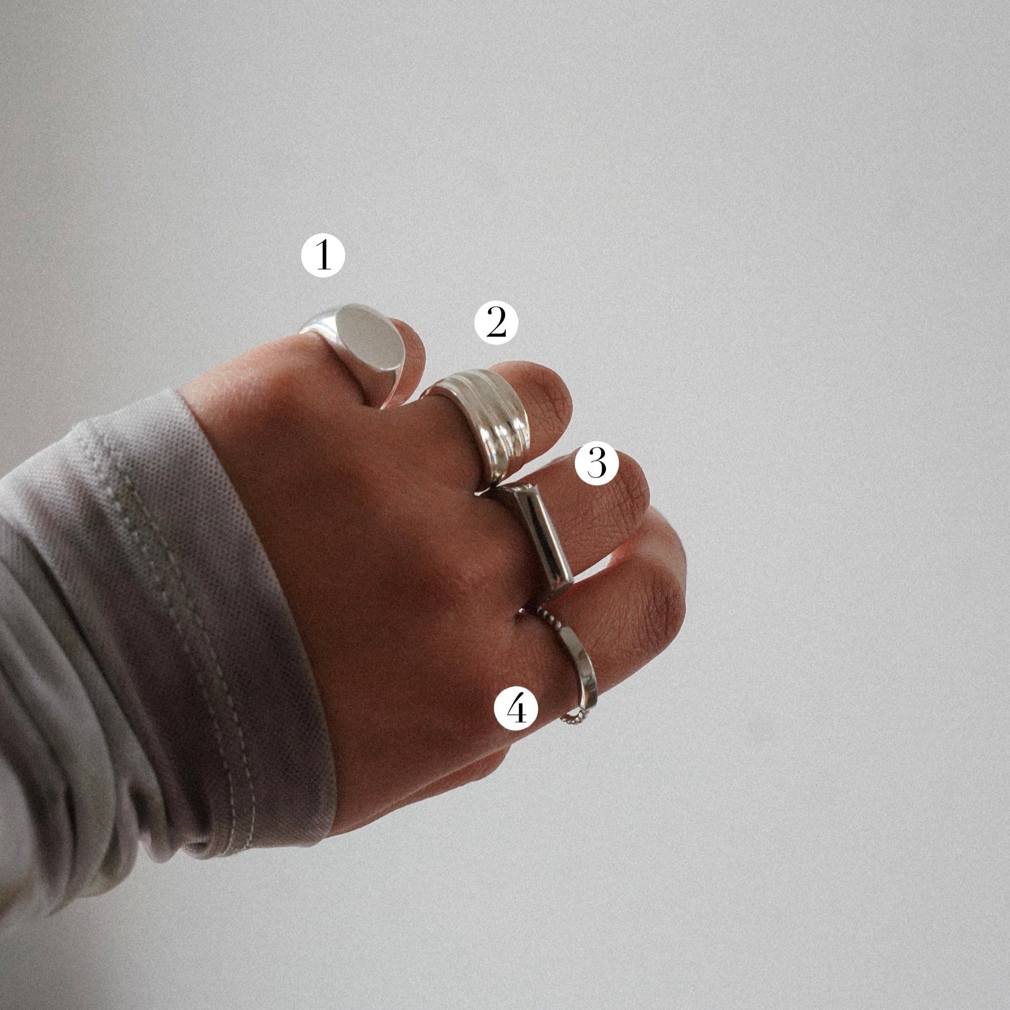 “Lara" Chunky Sterling Silver Ring