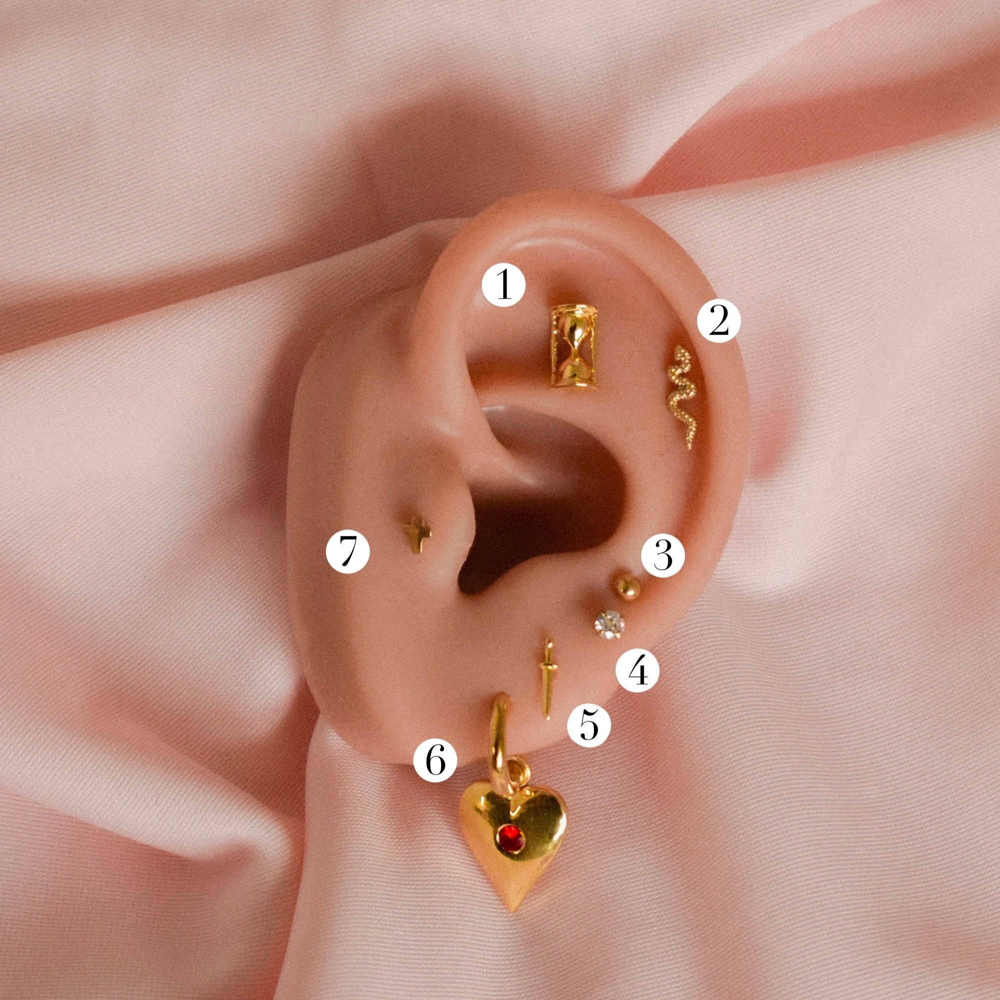 "Backstabber" Tiny Sterling Silver Dagger Earring