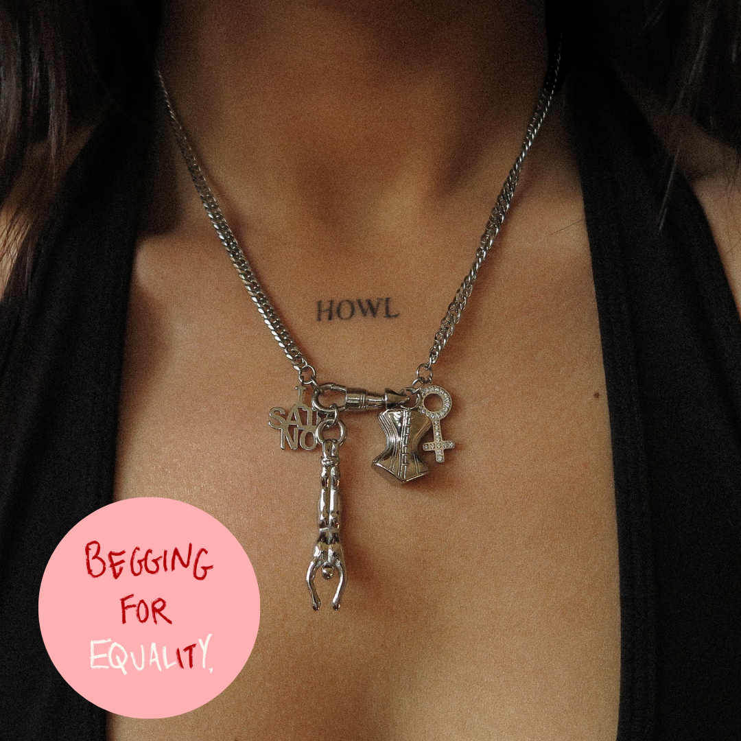 "I Said No" Adjustable Charm Necklace