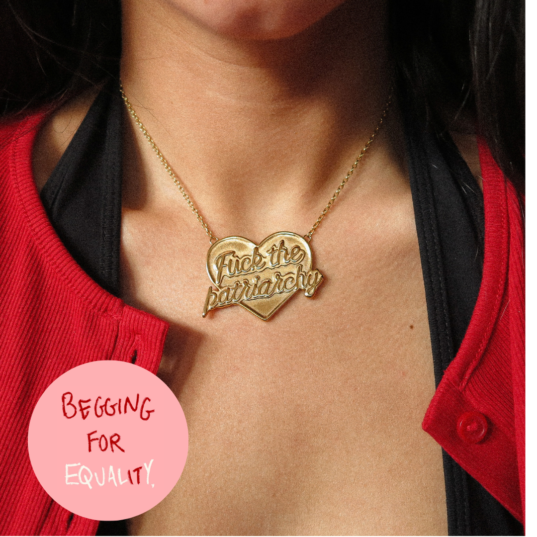 "F*ck the Patriarchy" Necklace