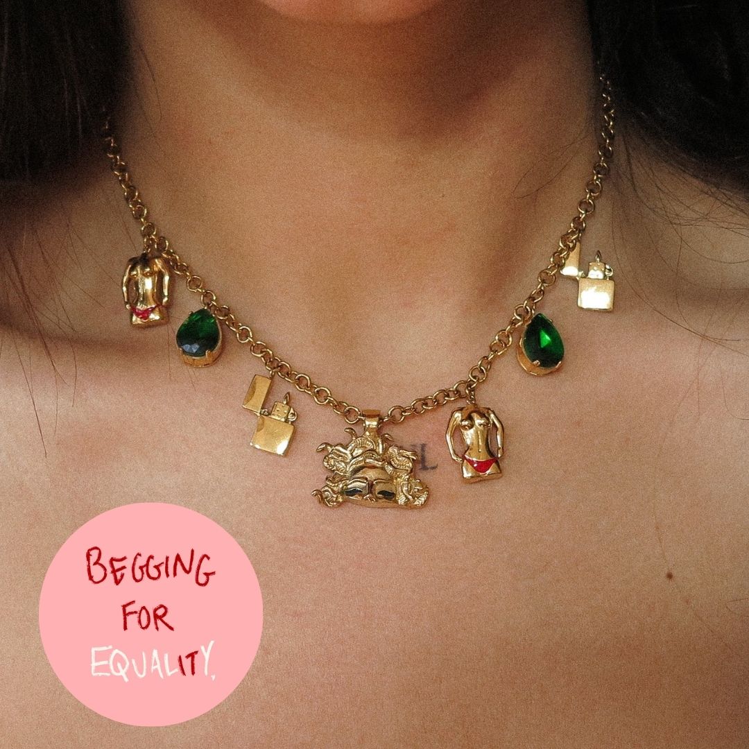 "Medusa" Charm Necklace