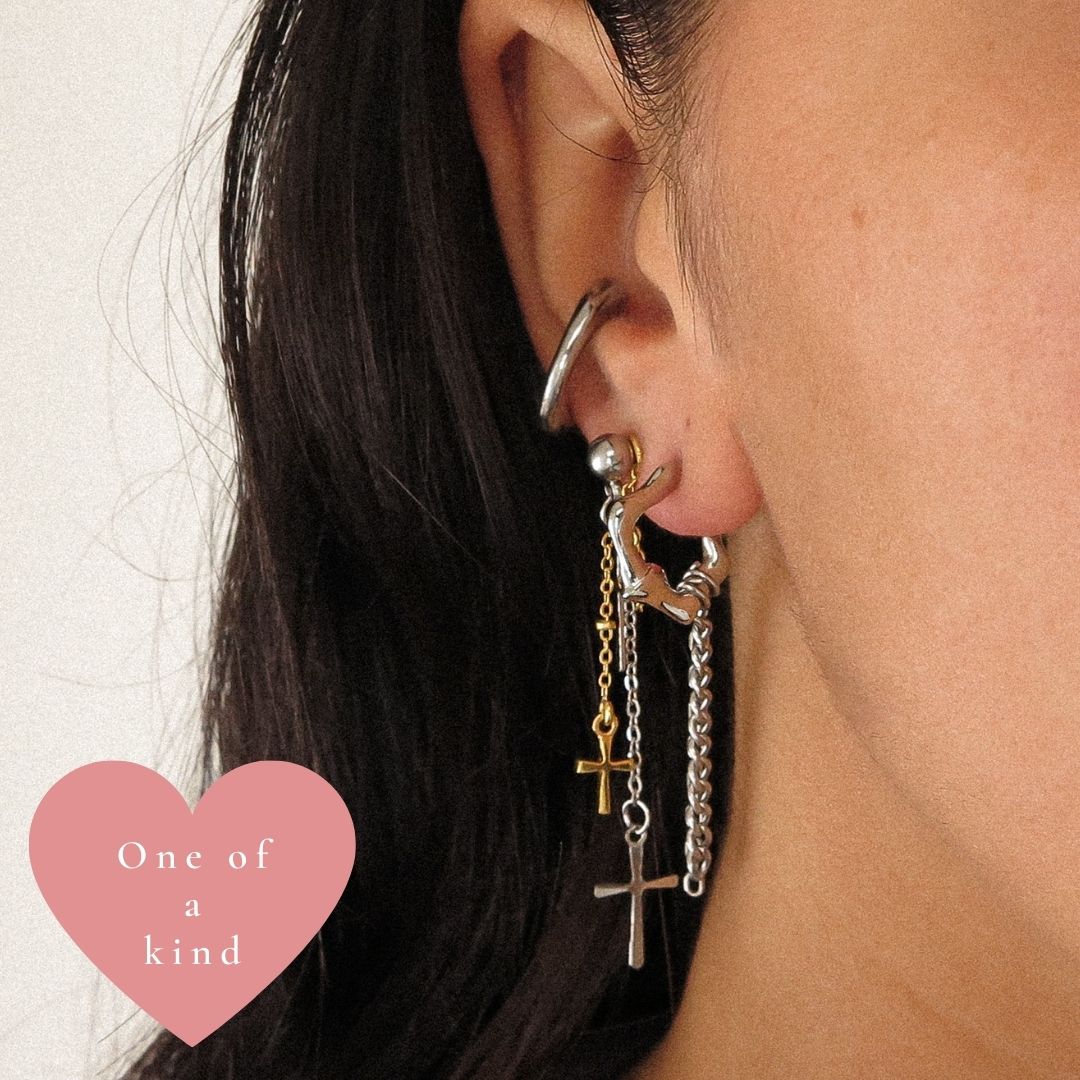 "Camila" Cross Earrings