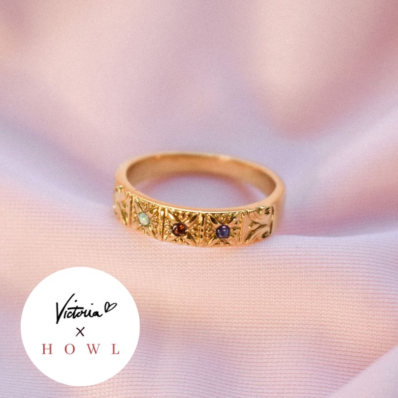 "Marie" Triple Stone Ring