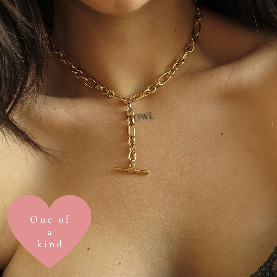 "Freya" T Bar Necklace