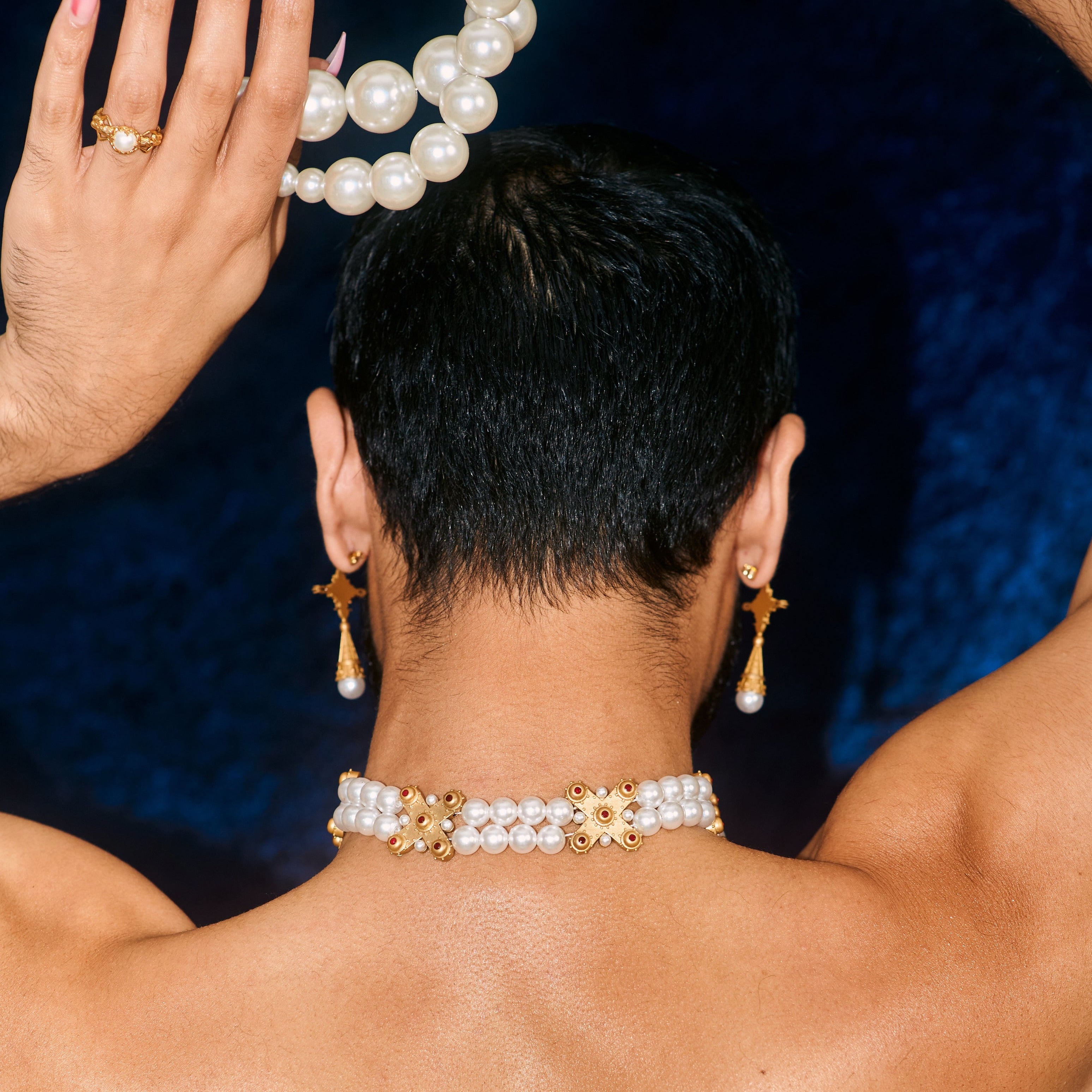 "Dharma" Renaissance Pearl Choker