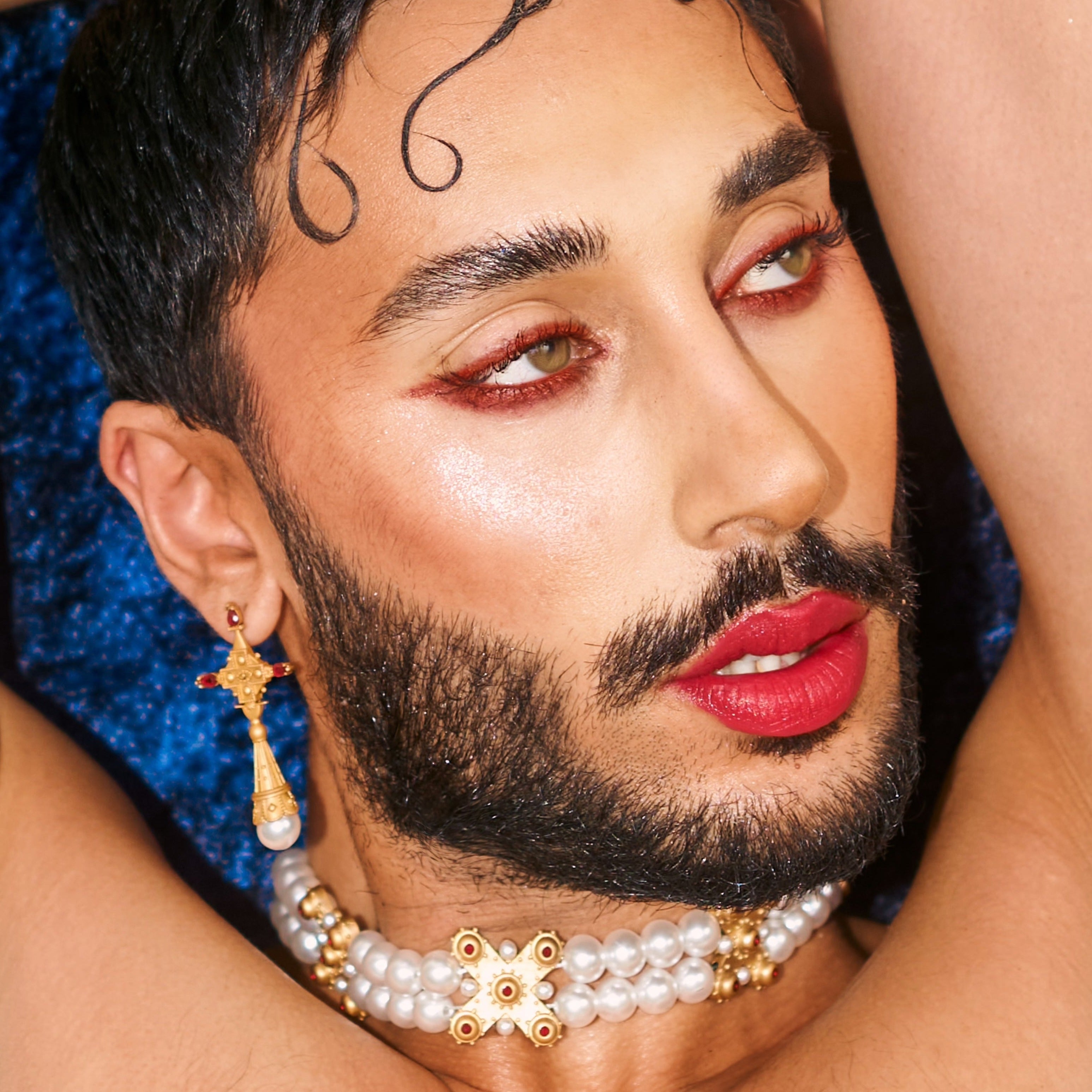 "Ganga" Renaissance Pearl Earrings