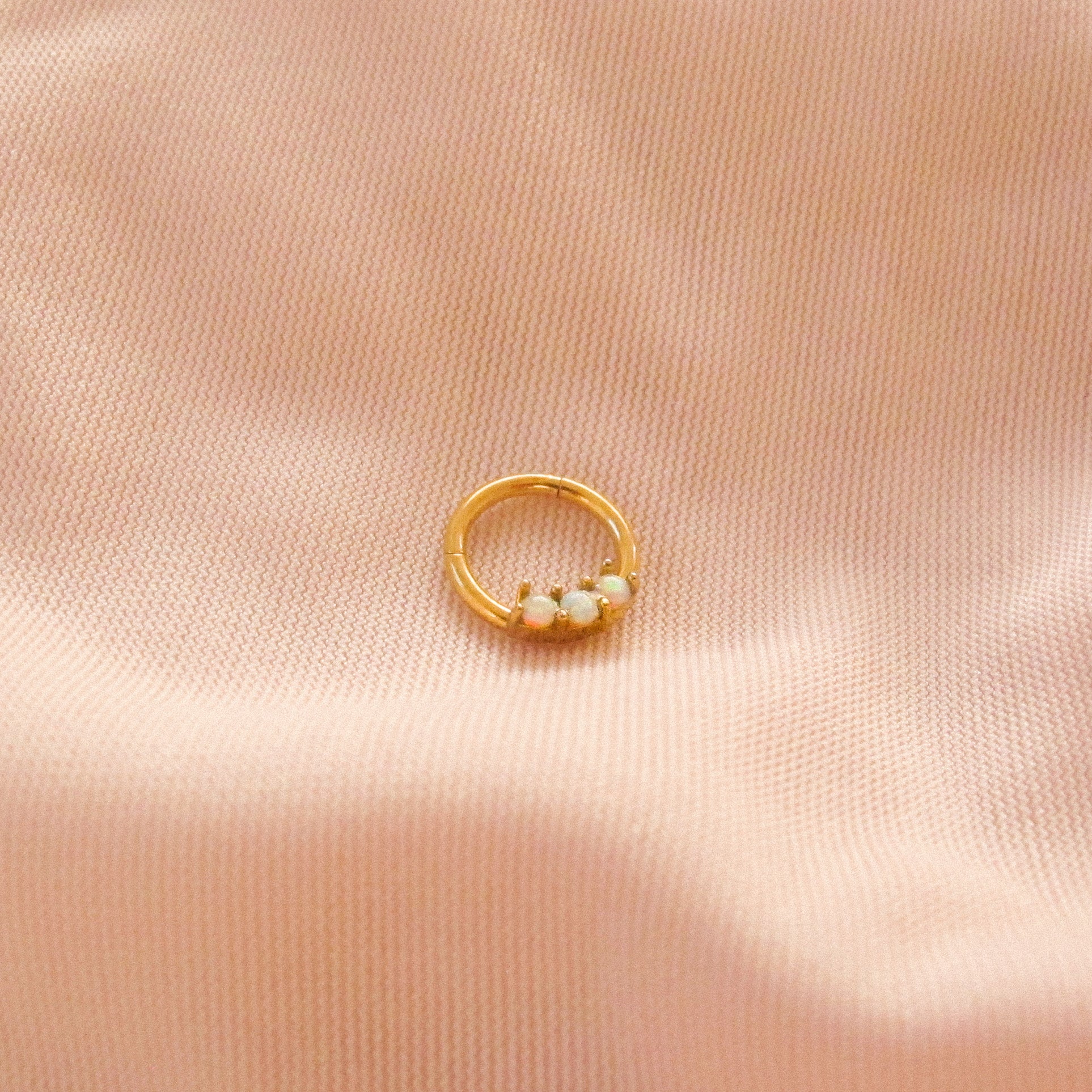 “Clarice” Trio Opal Hinged Clicker