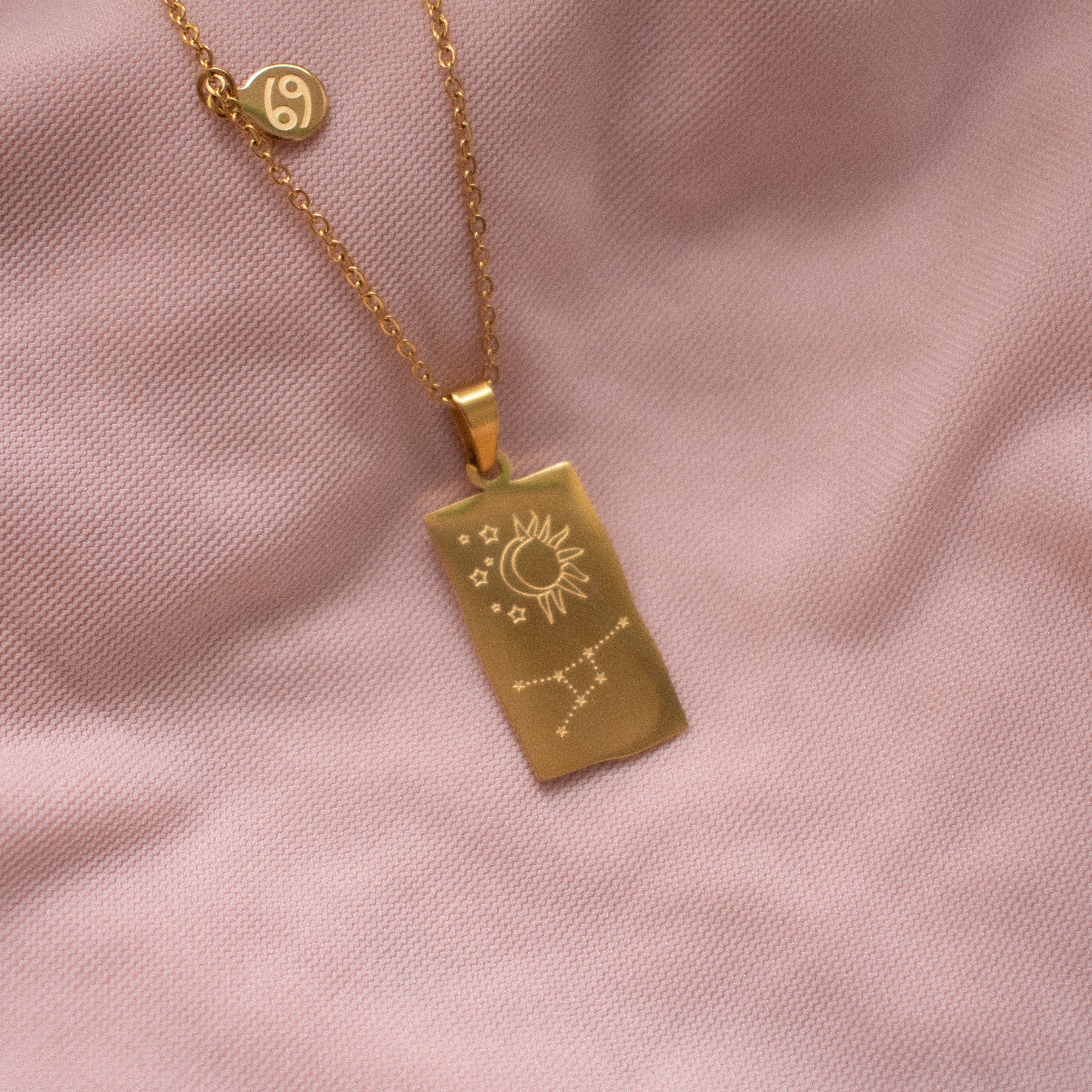 “Calderon” Astrology Tablet Necklace