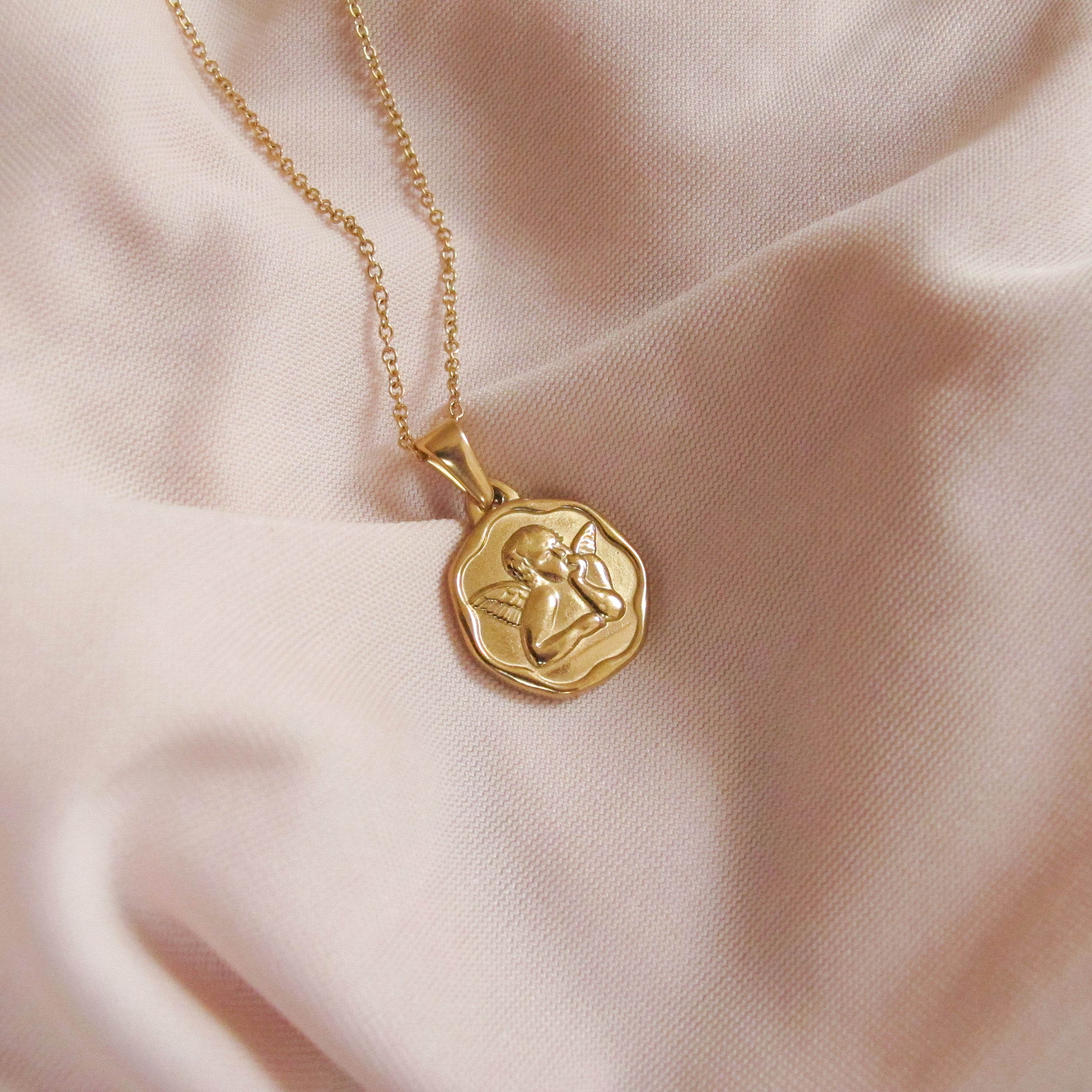 “Kai” Cherub Necklace