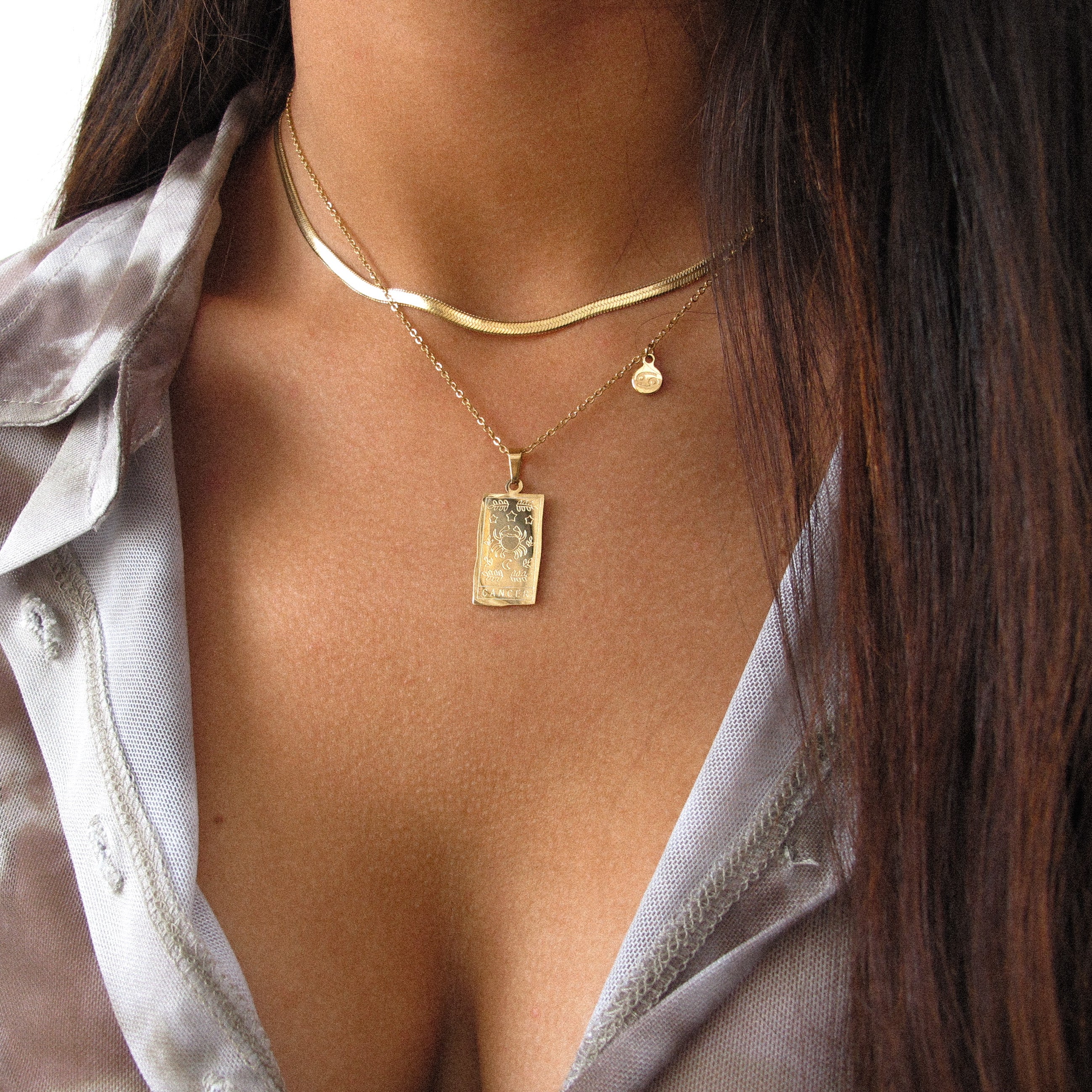“Calderon” Astrology Tablet Necklace