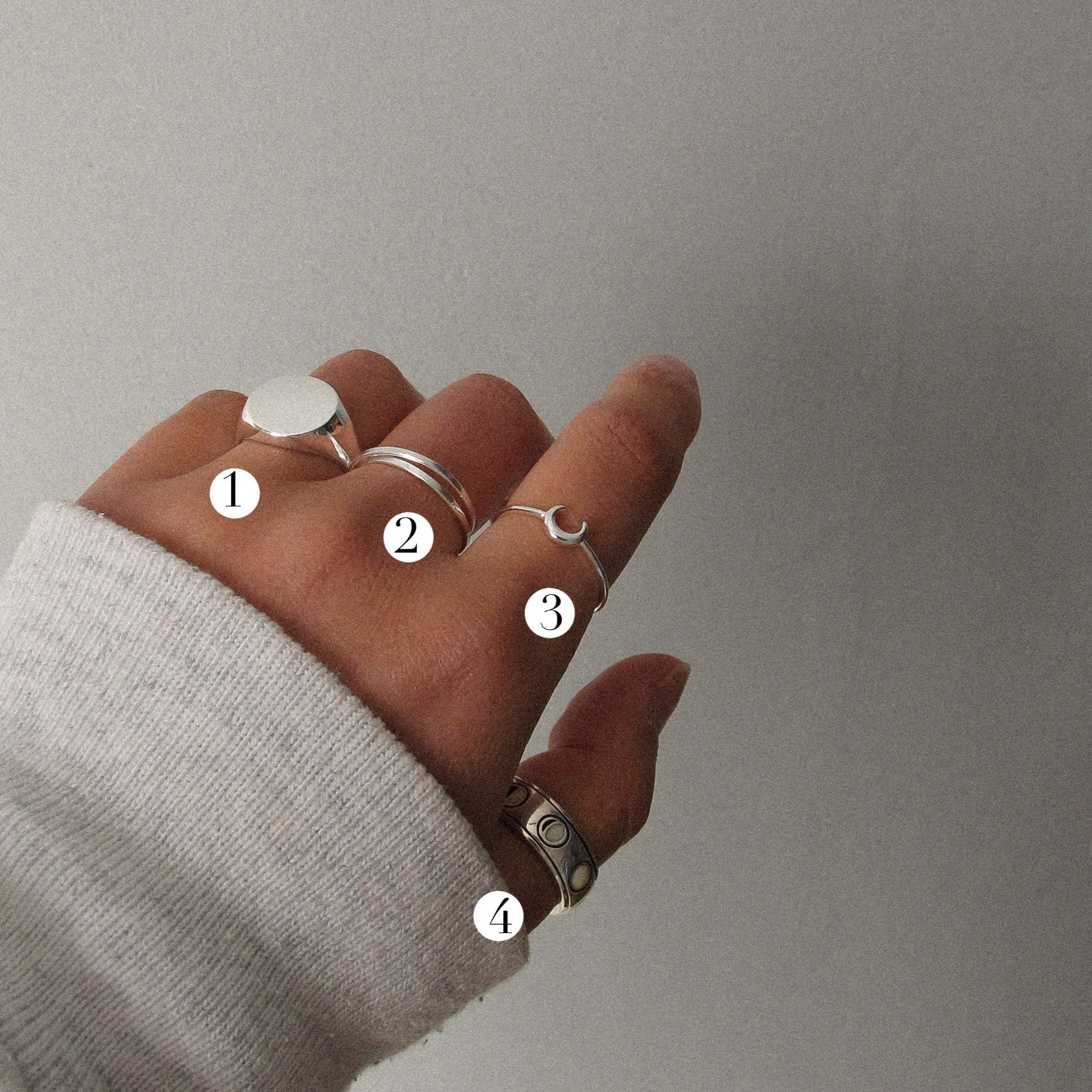 “Farrah" Sterling Silver Ring