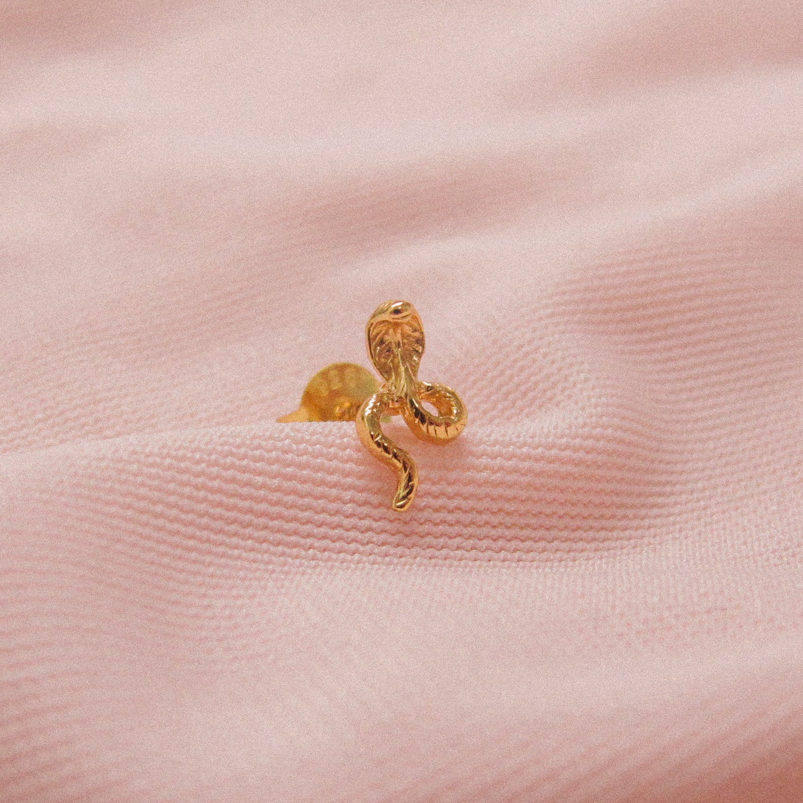 “Cobra" Stud Earrings