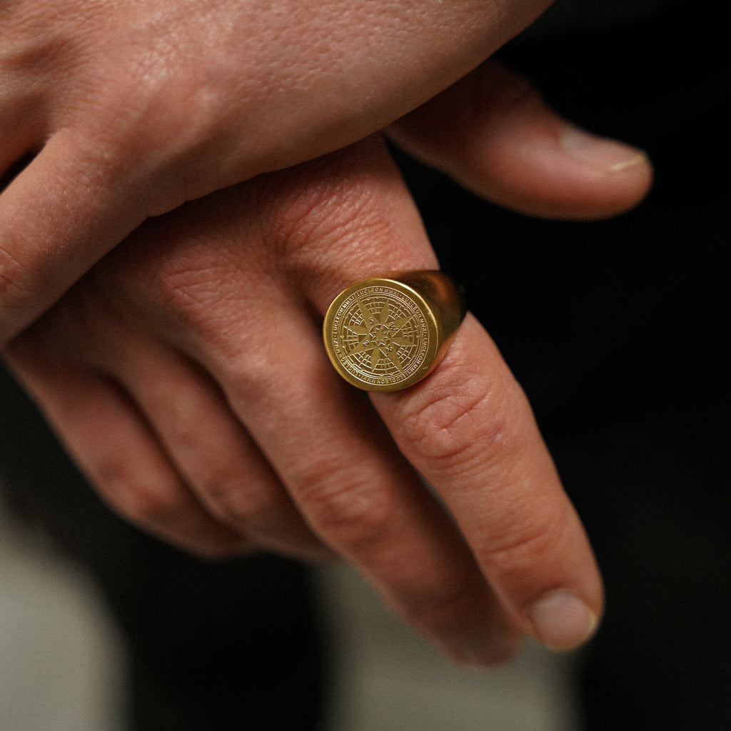 “Micheal” Compass Ring