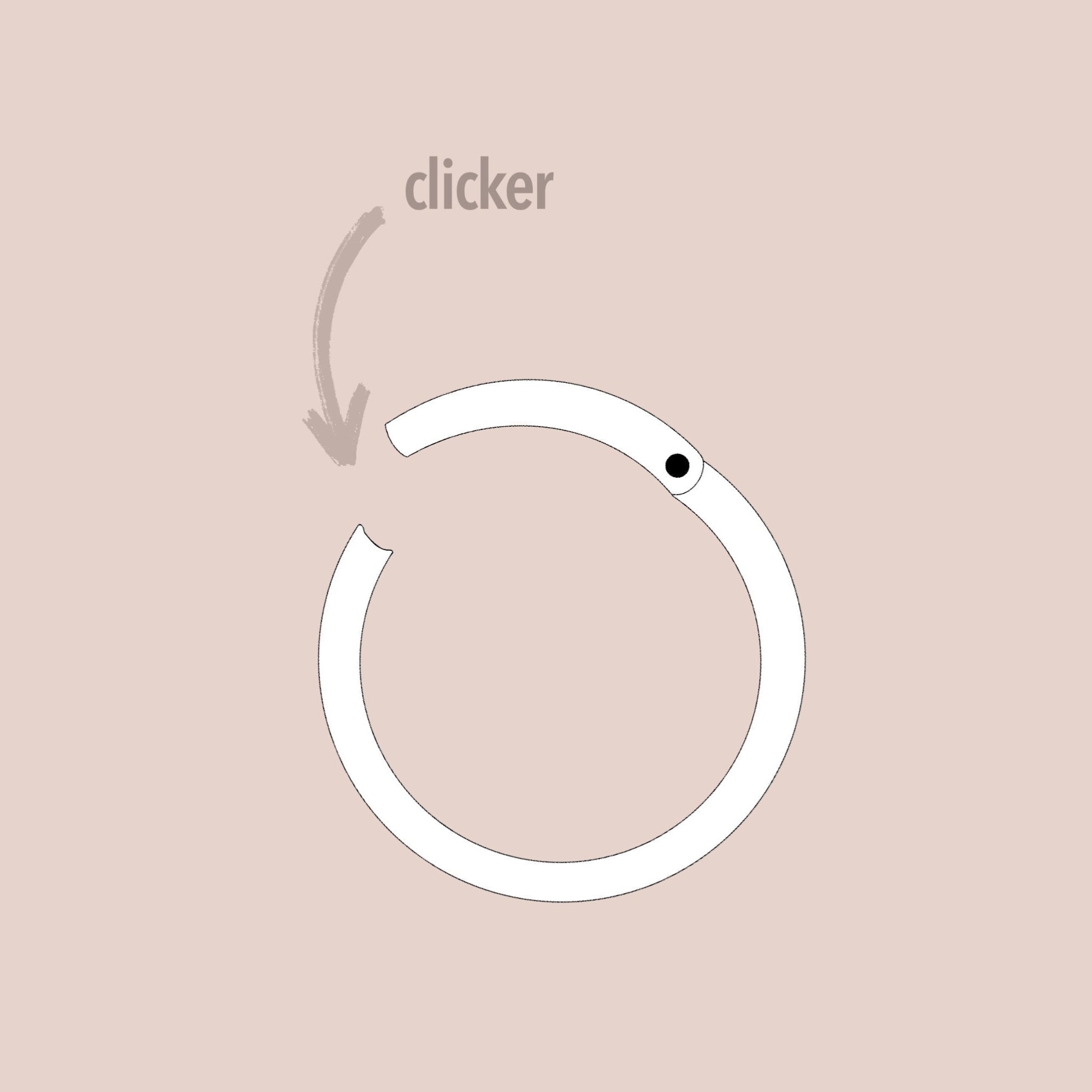 “Mona” Chunky Septum Ring