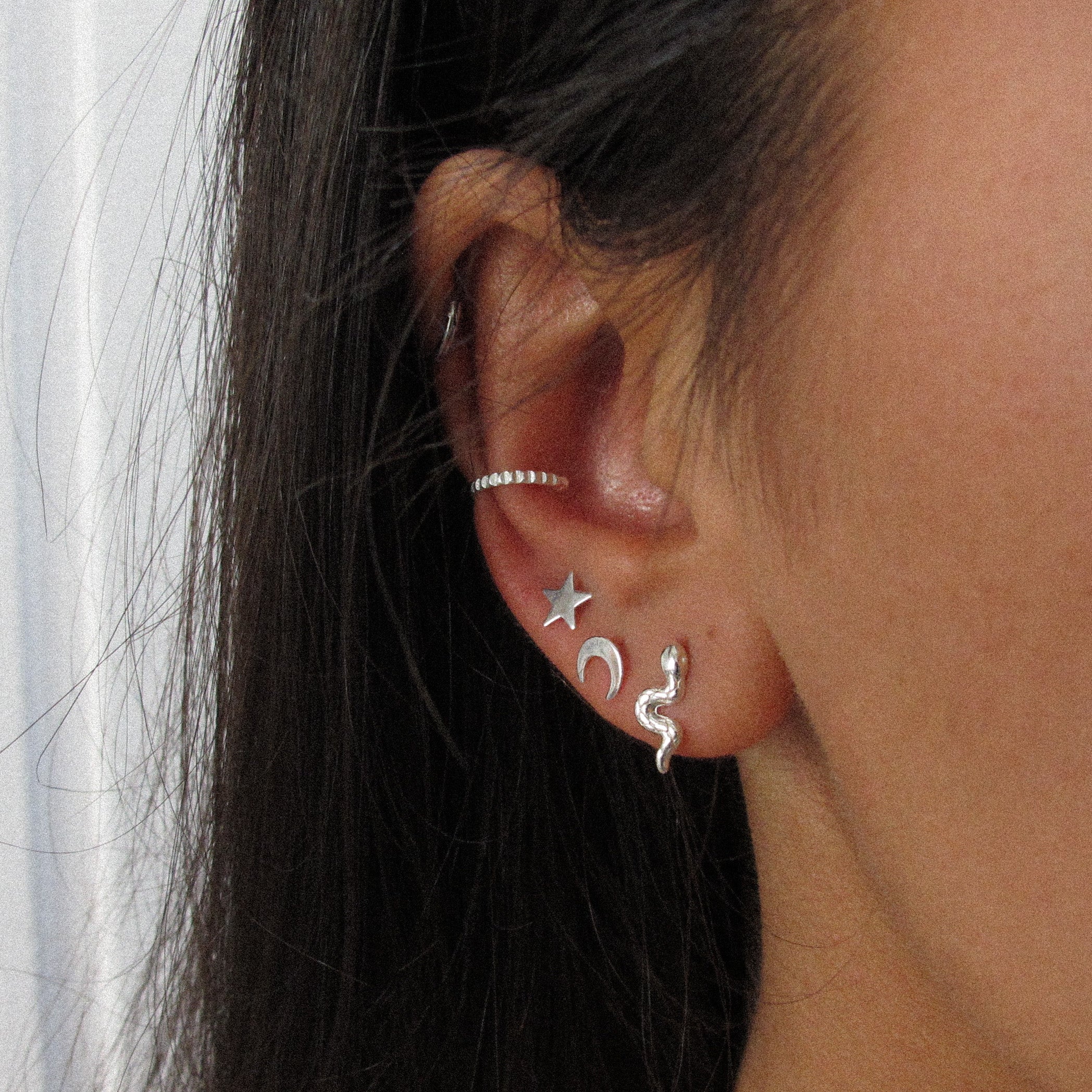 “Cameron” Sterling Silver Ear Cuff