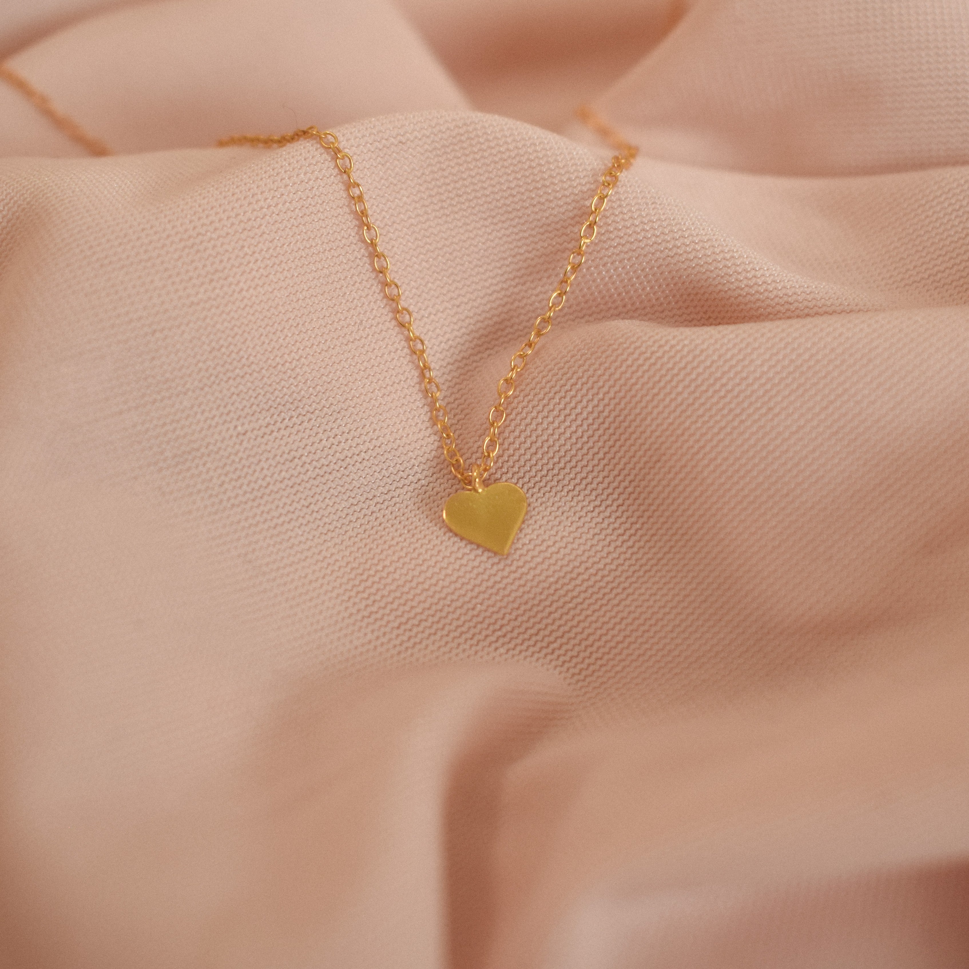 "Mi Amore" Sterling Silver Heart Anklet