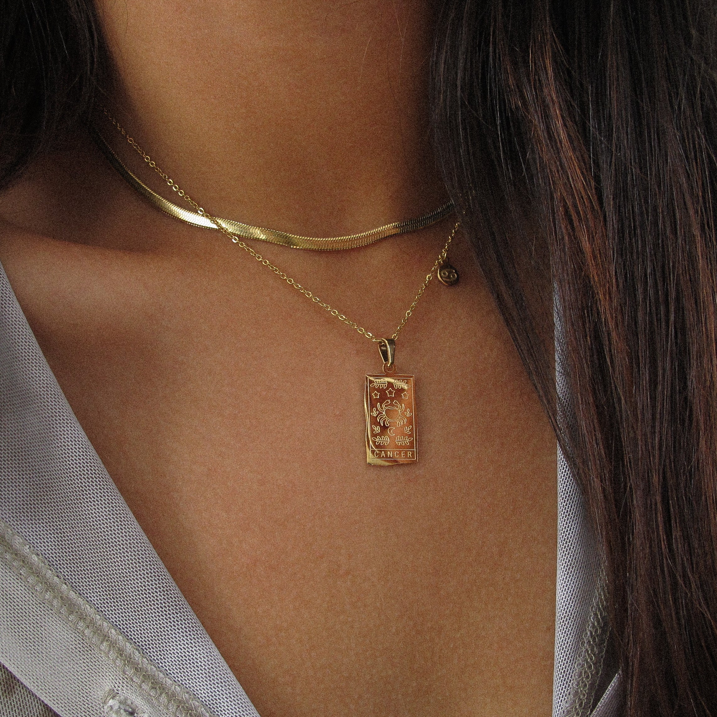 “Calderon” Astrology Tablet Necklace